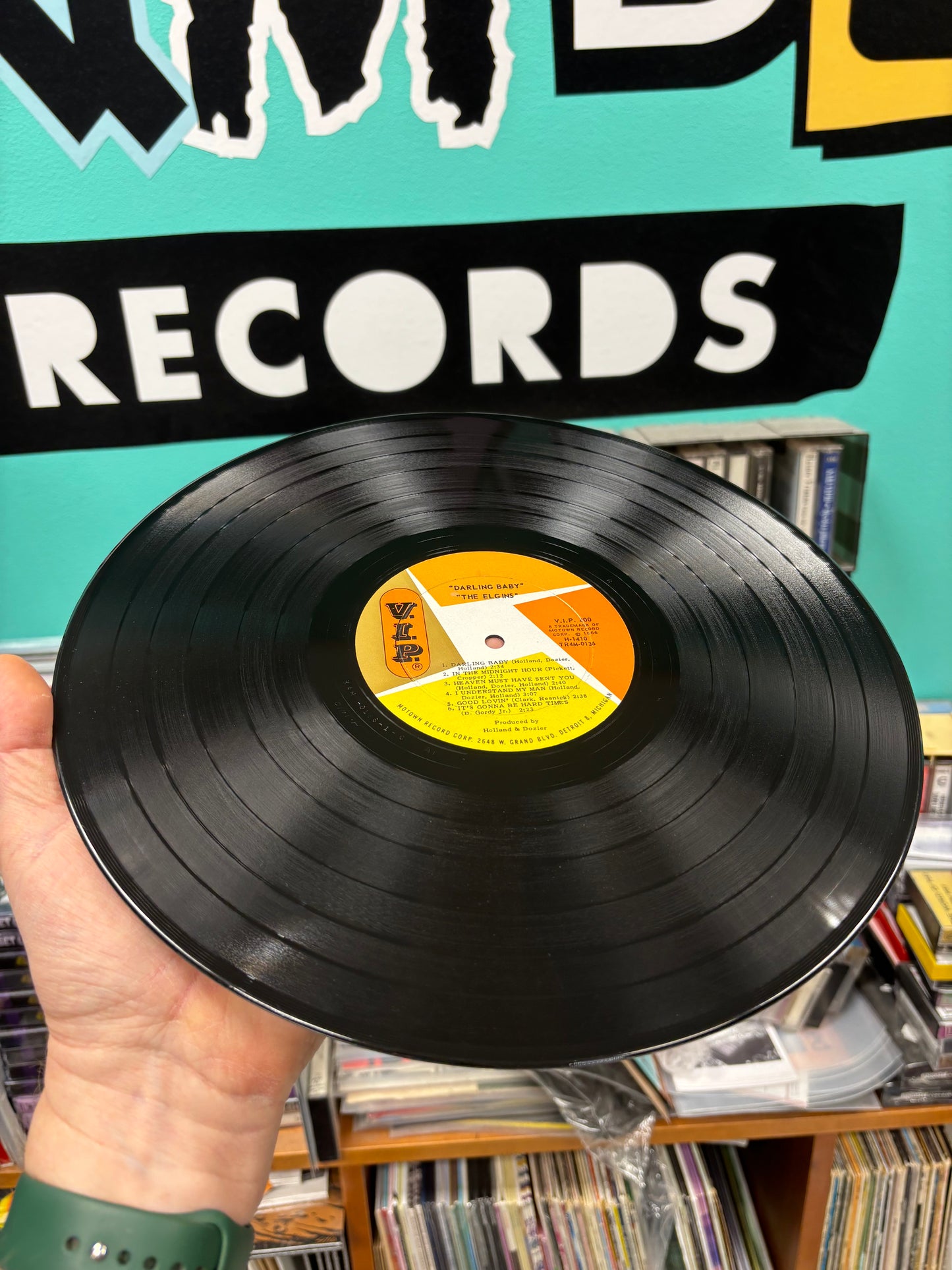 The Elgins: Darling Baby, LP, Mono, V.I.P., US 1966