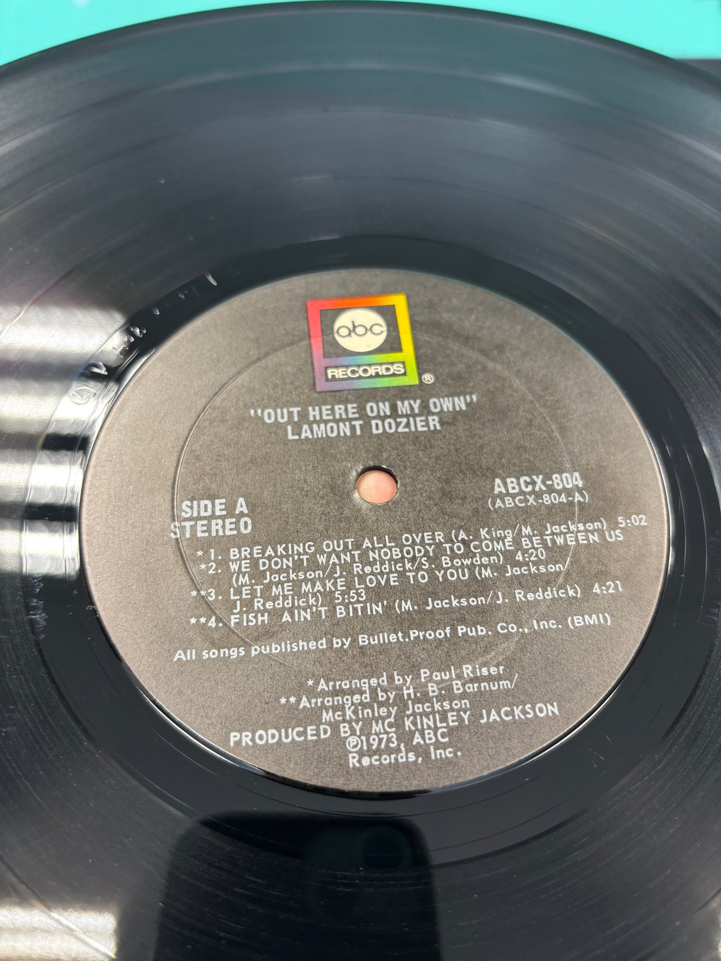 Lamont Dozier: Out Here On My Own, LP, Terre Haute Pressing, ABC Records, US 1973