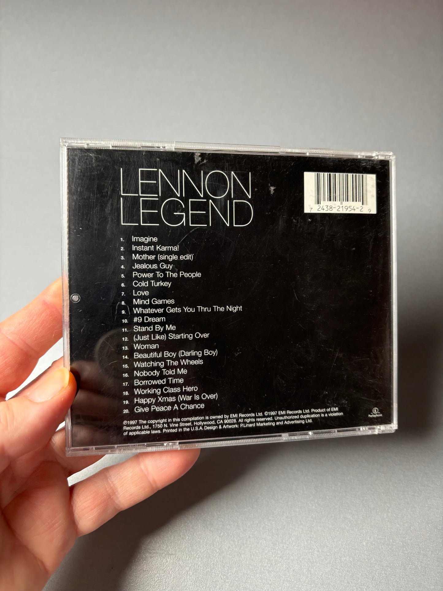 John Lennon: Lennon Legend (The Very Best Of John Lennon), CD, Parlophone, US 1997