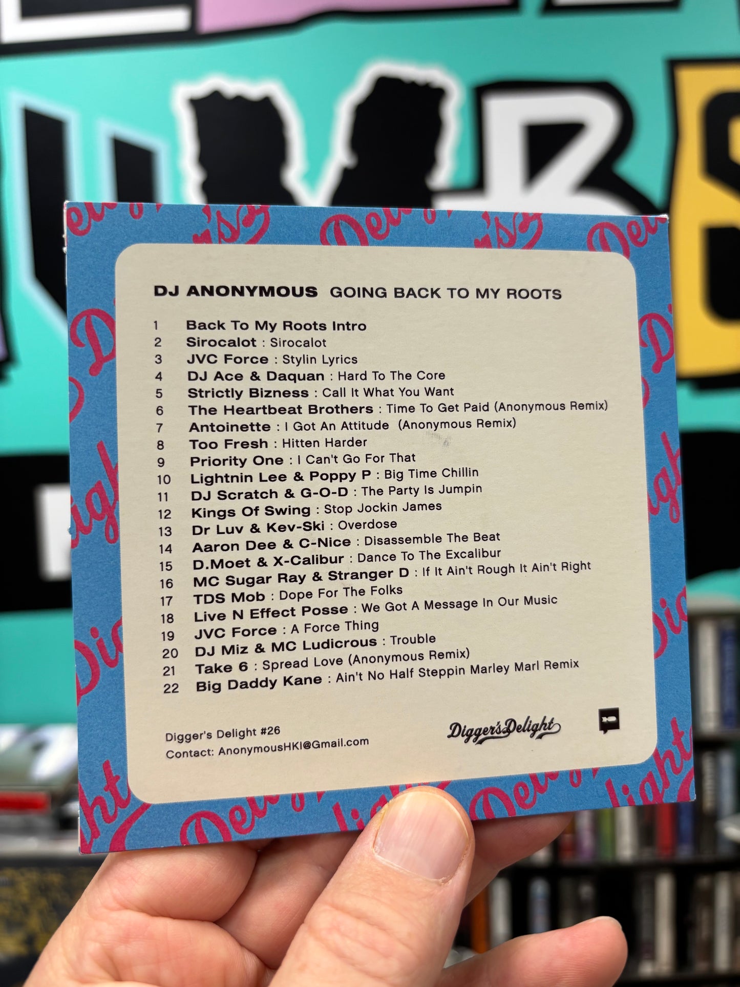 DJ Anonymous: Going Back To My Roots, CDr, Mixed, Only pressing, Not On Label, Finland 2006