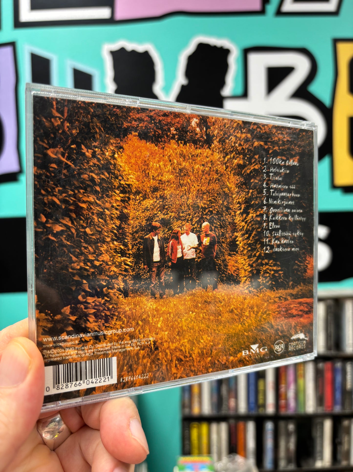 Scandinavian Music Group: Nimikirjaimet, CD, 1st pressing, Cortison Records, BMG Finland, Finland 2004