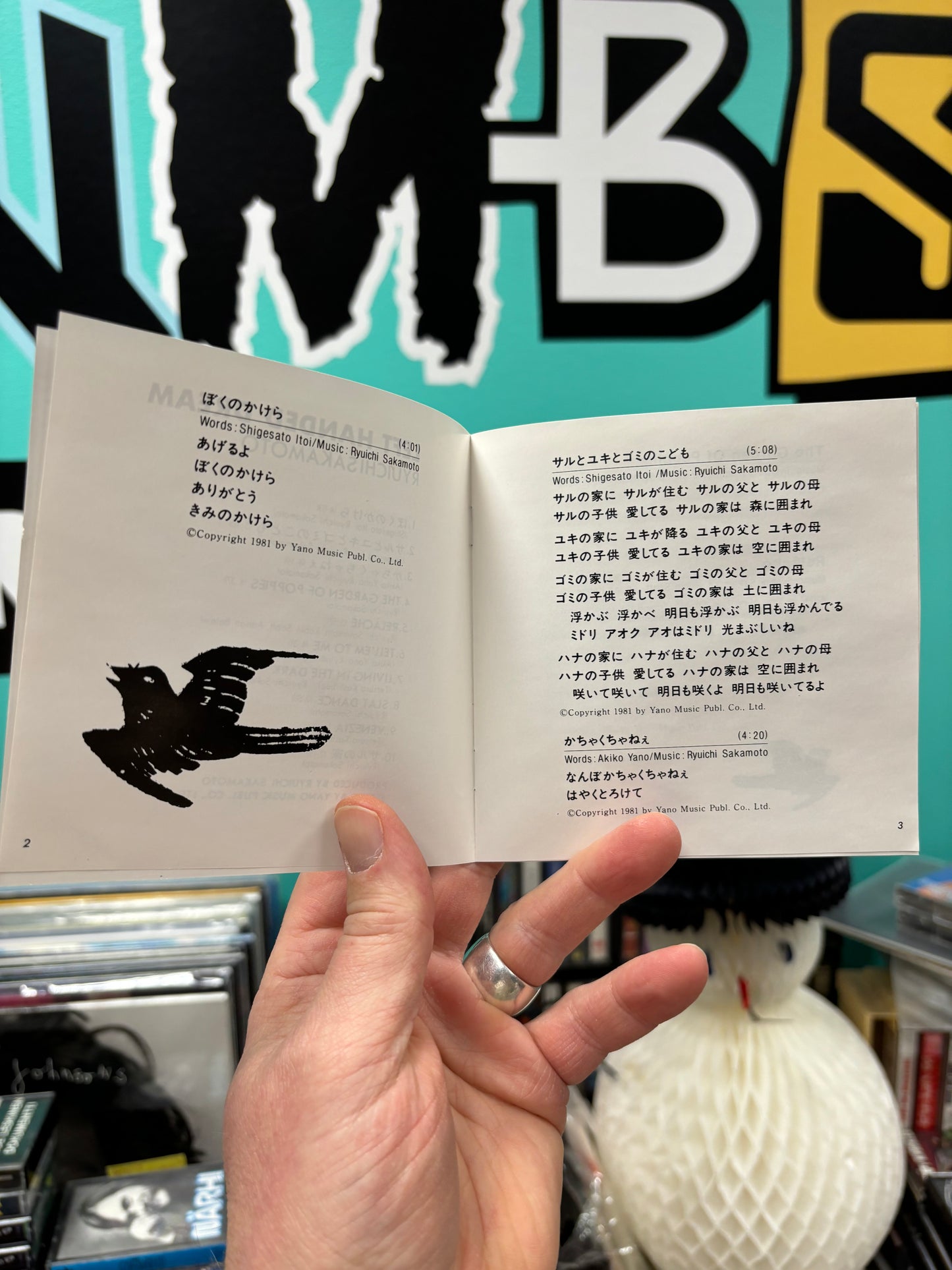 Ryuichi Sakamoto: Left Handed Dream, CD, Japan 1987