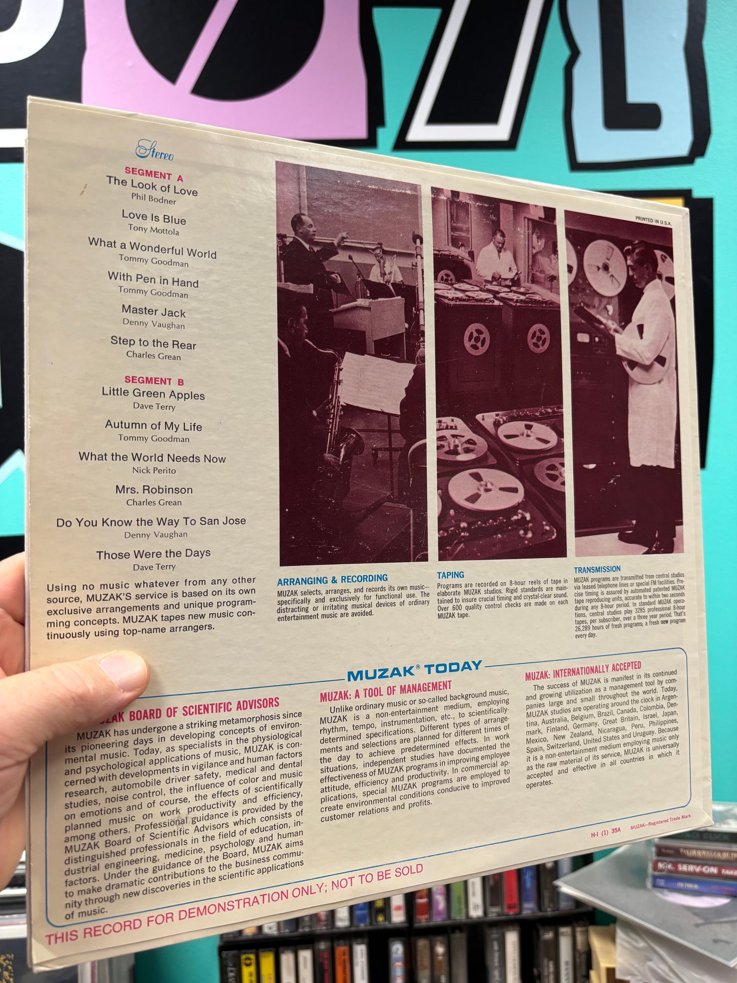 Unknown Artist: New Dimensions Volume 2, LP, 1st pressing,Promo, MUZAK, US 1969