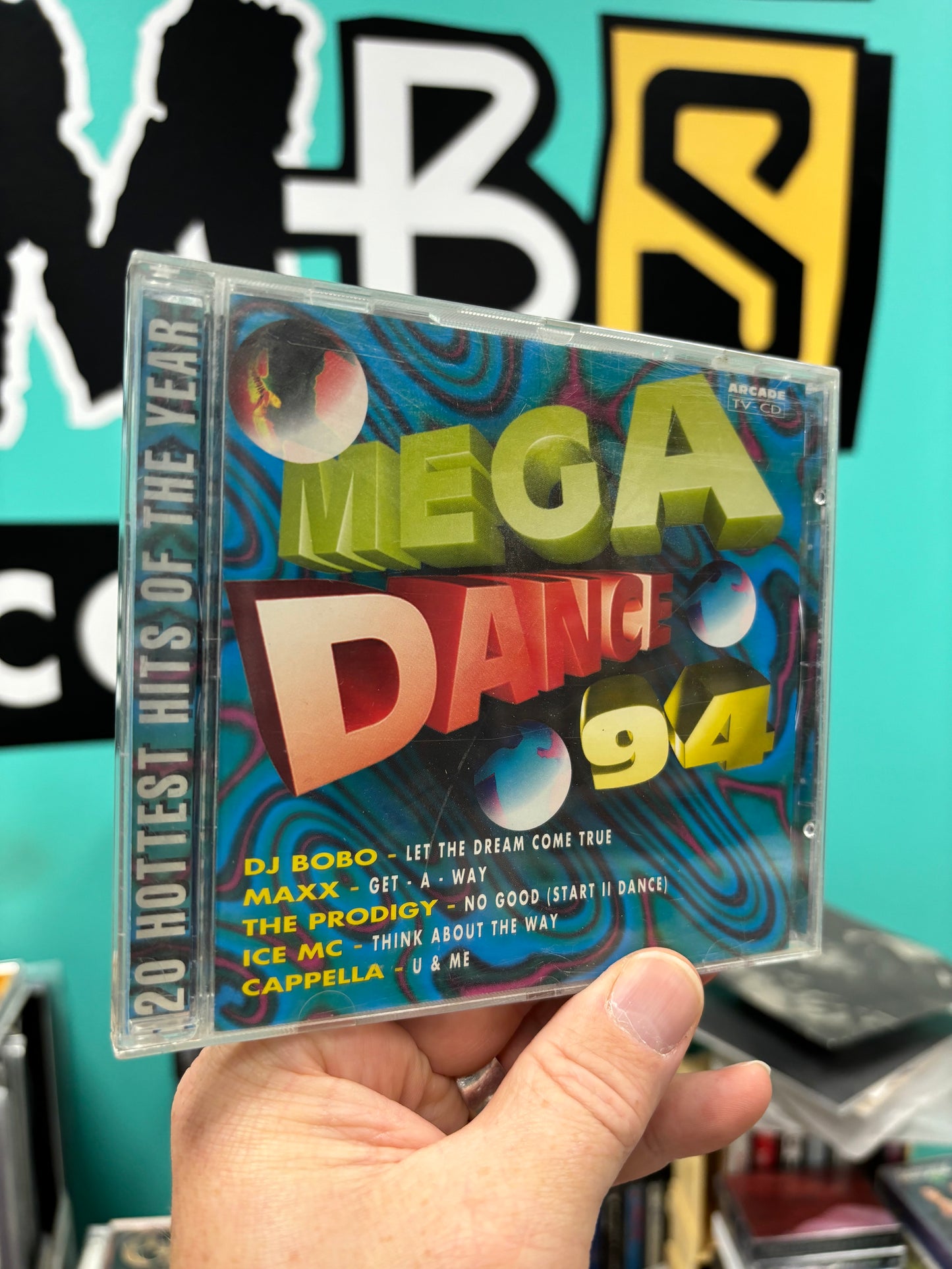 Mega Dance 94, CD, Arcade, Only CD pressing, Finland 1994