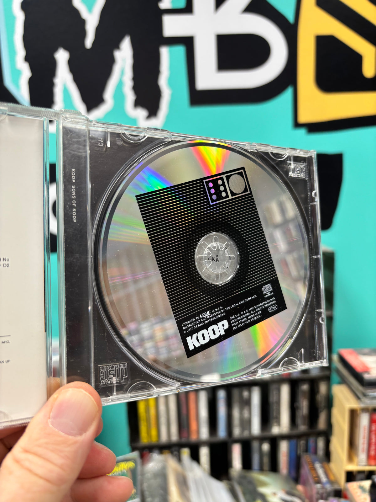 Koop: Sons Of Koop, CD, 1st pressing, Superstudio Grå, Logic Records, Sweden 1997