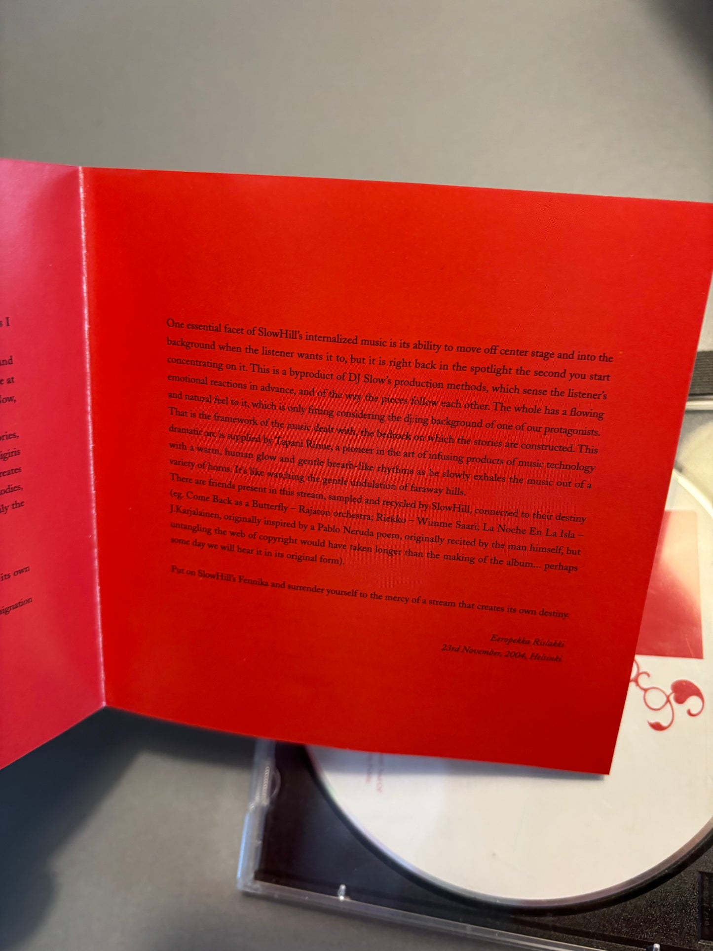 Slowhill: Fennika, CD, 1st pressing, Plastinka, Finland 2005