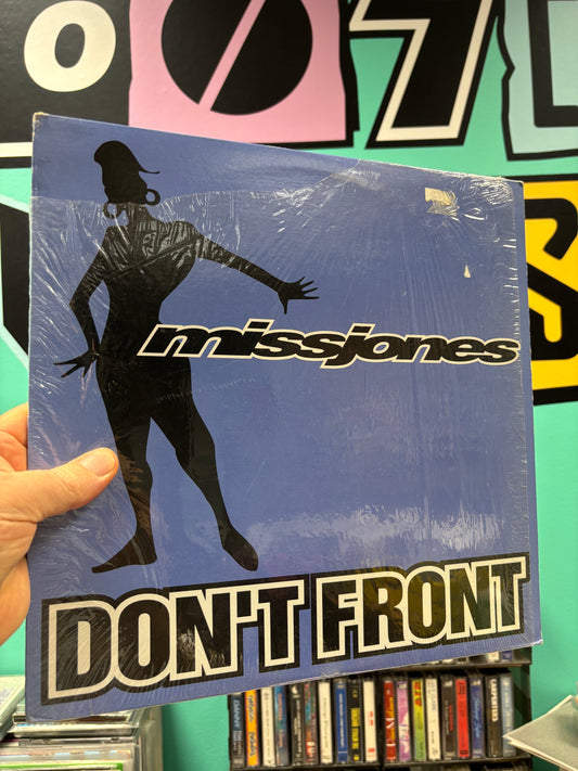 Miss Jones: Don’t Front, 12inch, Only official vinyl pressing, StepSun Music Entertainment, US 1994