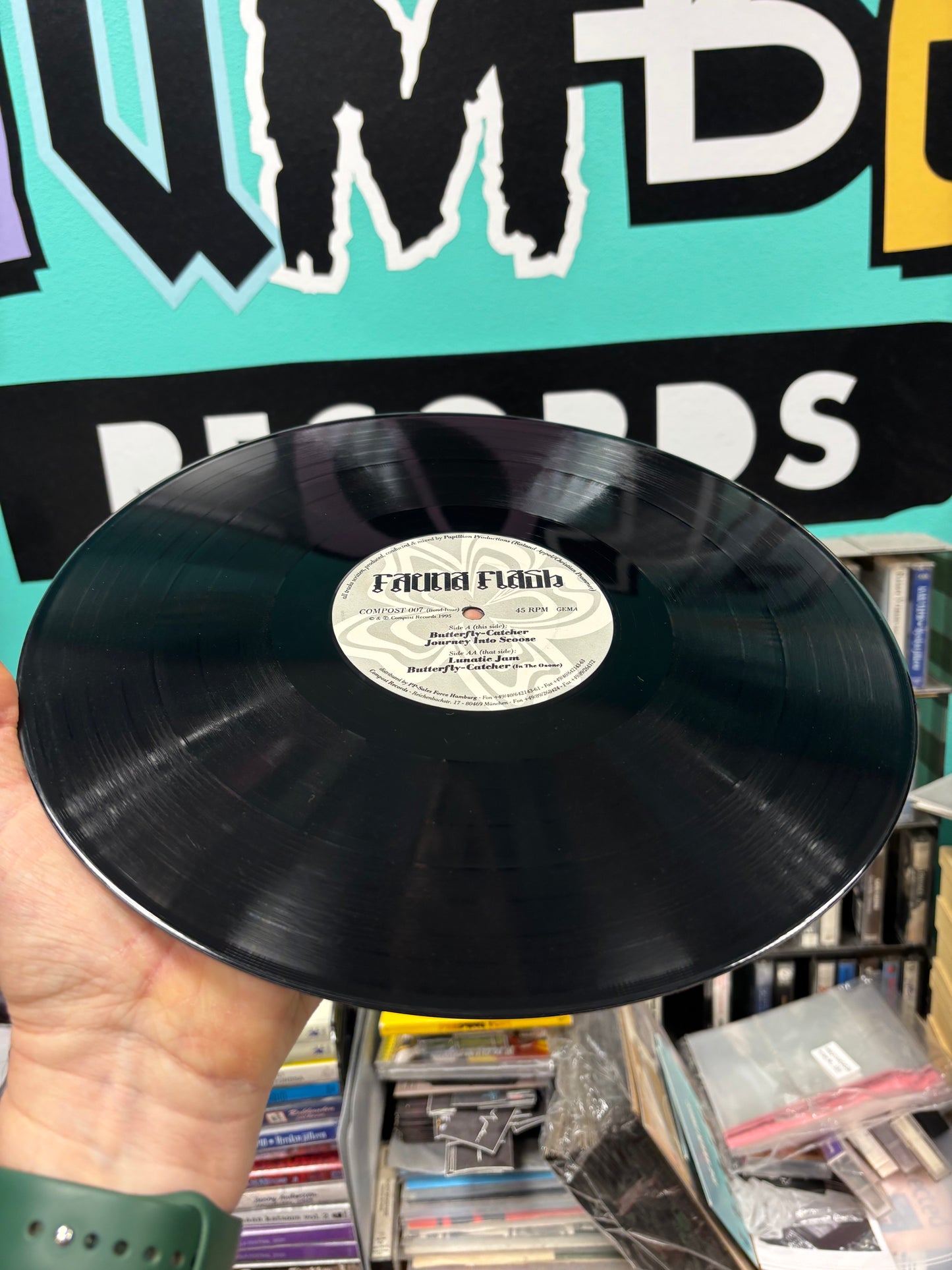 Fauna Flash: Butterfly Catcher, 12inch, Only official pressing, Compost Records, Germany 1995