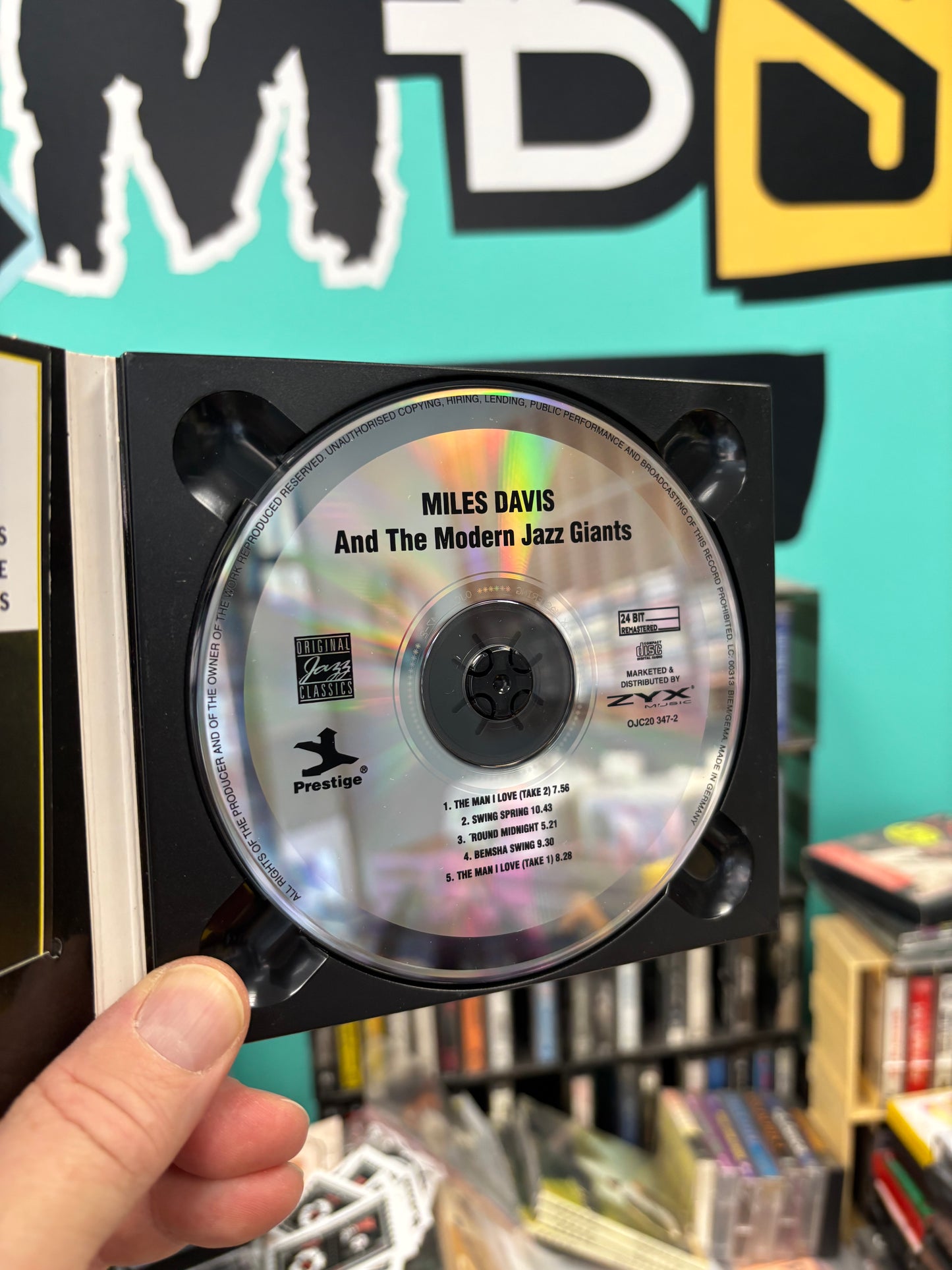 Miles Davis: Miles Davis And The Modern Jazz Giants, CD, compilation, reissue, remastered, Digipak, Original Jazz Classics, Prestige, ZYX Music, Germany 2003