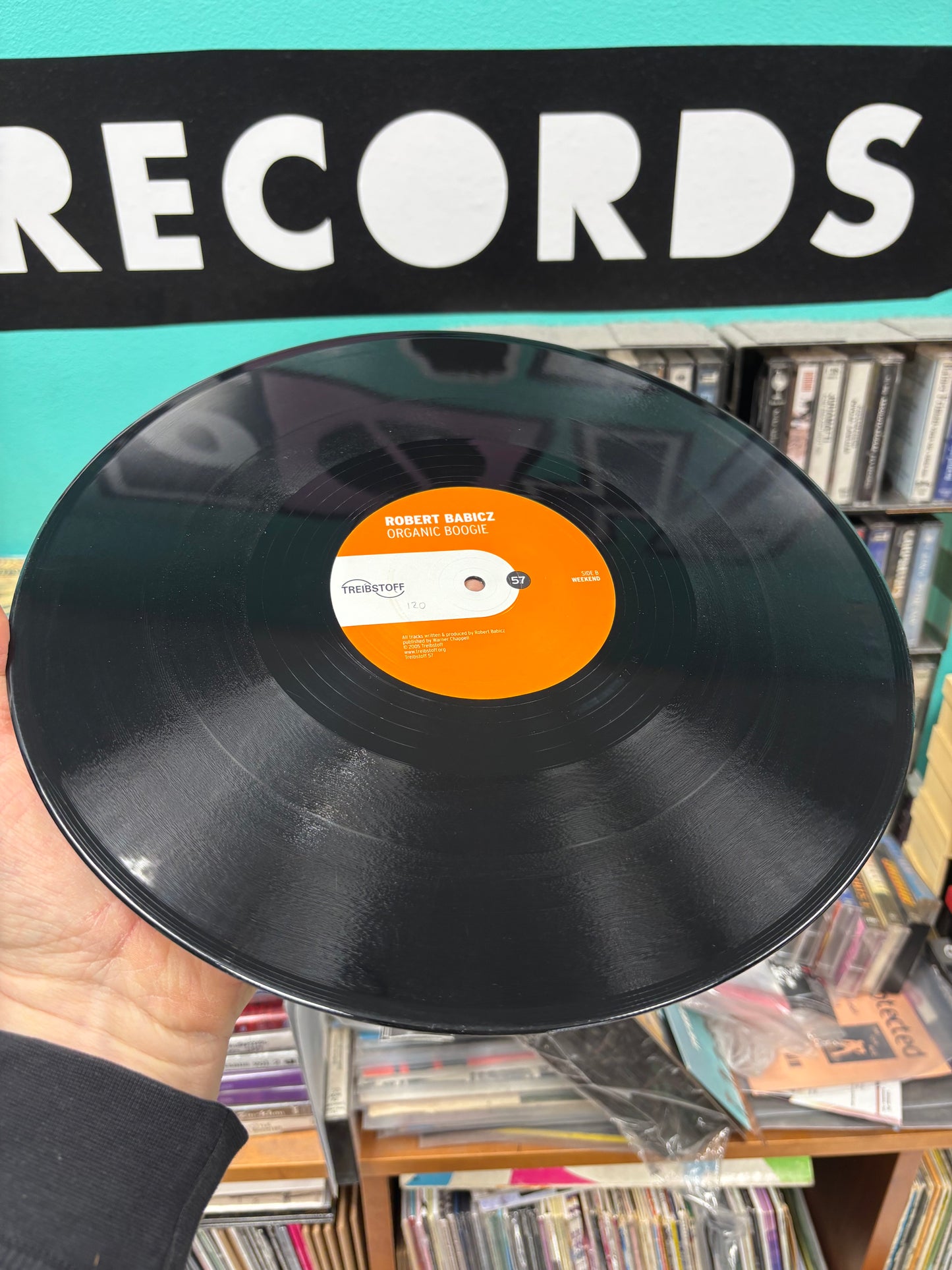 Robert Babicz: Organic Boogie, 12inch, Only pressing, Treibstoff, Germany 2005
