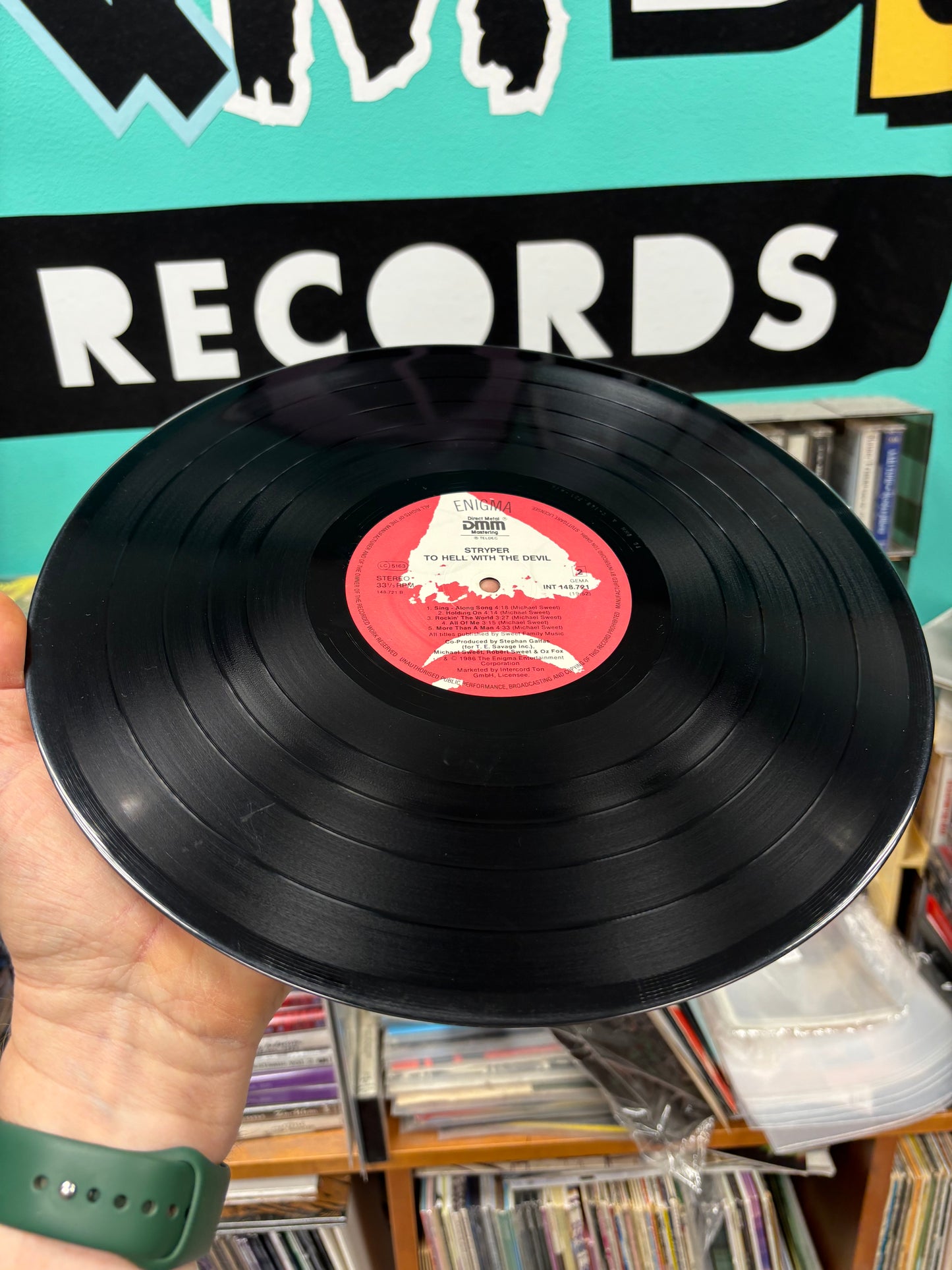 Stryper: To Hell With The Devil, LP, gatefold, Intercord, Enigma, Germany 1986