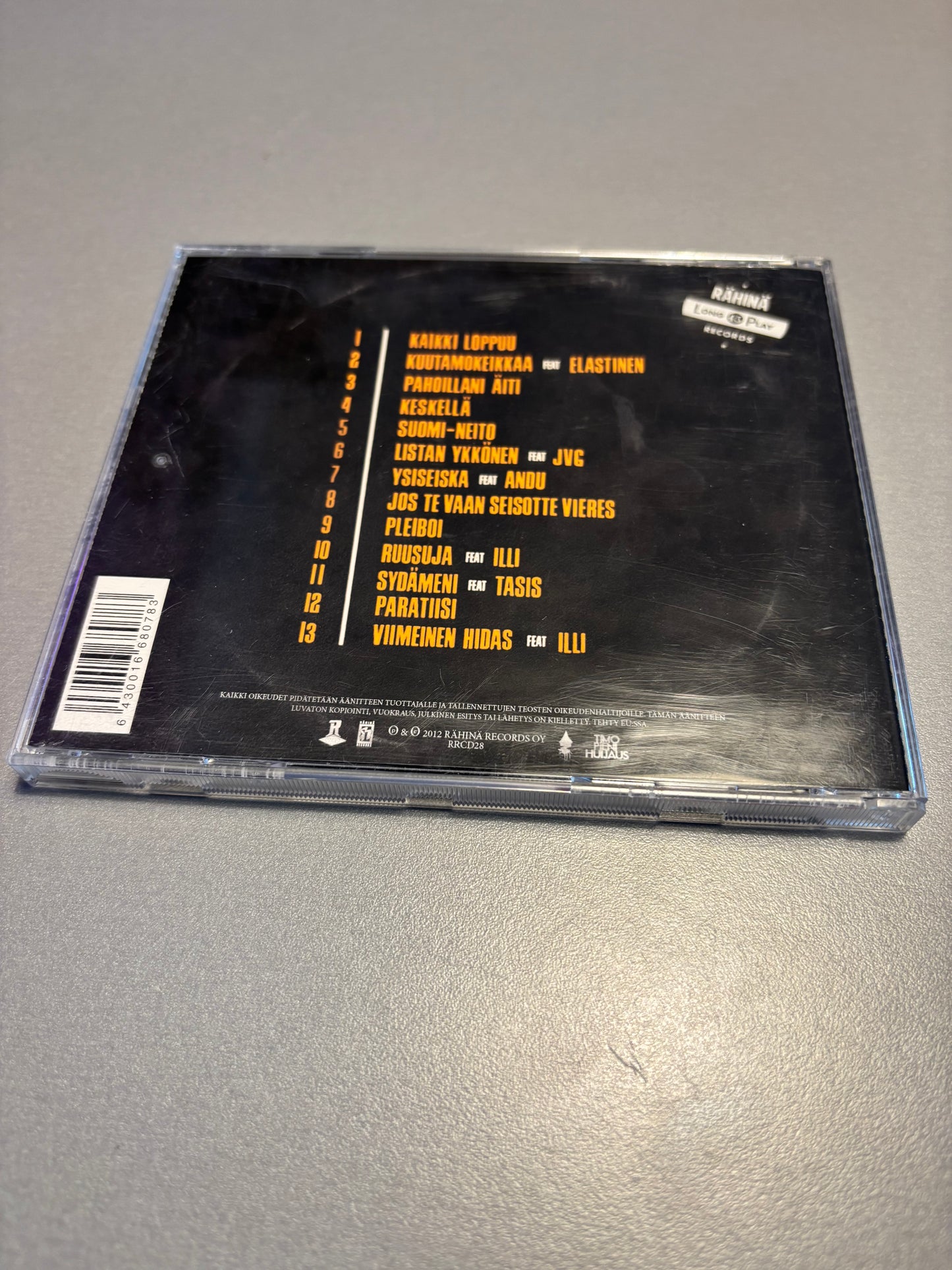 Timo Pieni Huijaus: Kaikki Loppuu, CD, Only pressing, Rähinä Records, Finland 2012