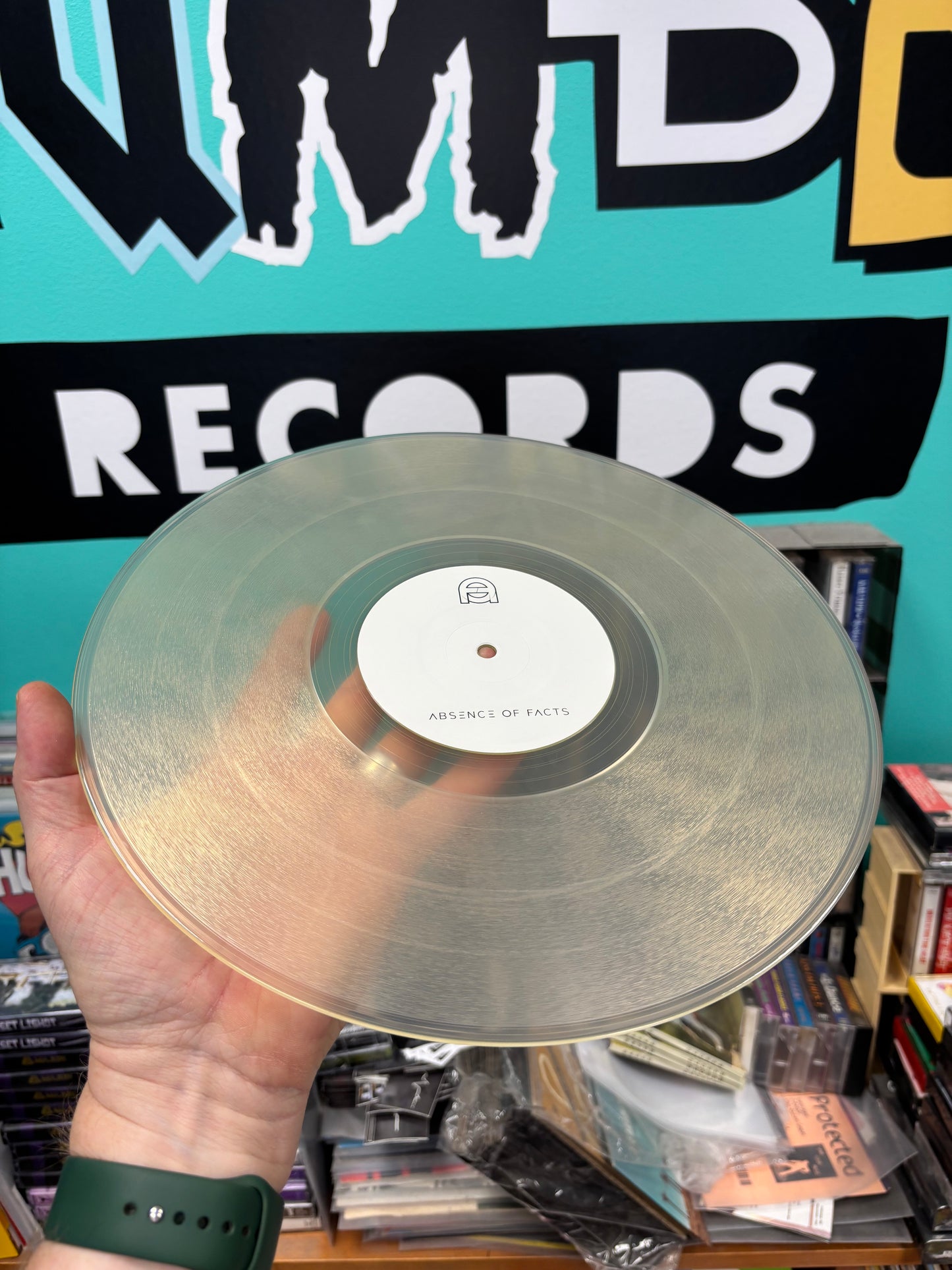 Cari Lekebush & Orion: Foreign Shapes, 12inch, Only pressing, Limited Edition, Transparent, Absence Of Facts, Finland 2018