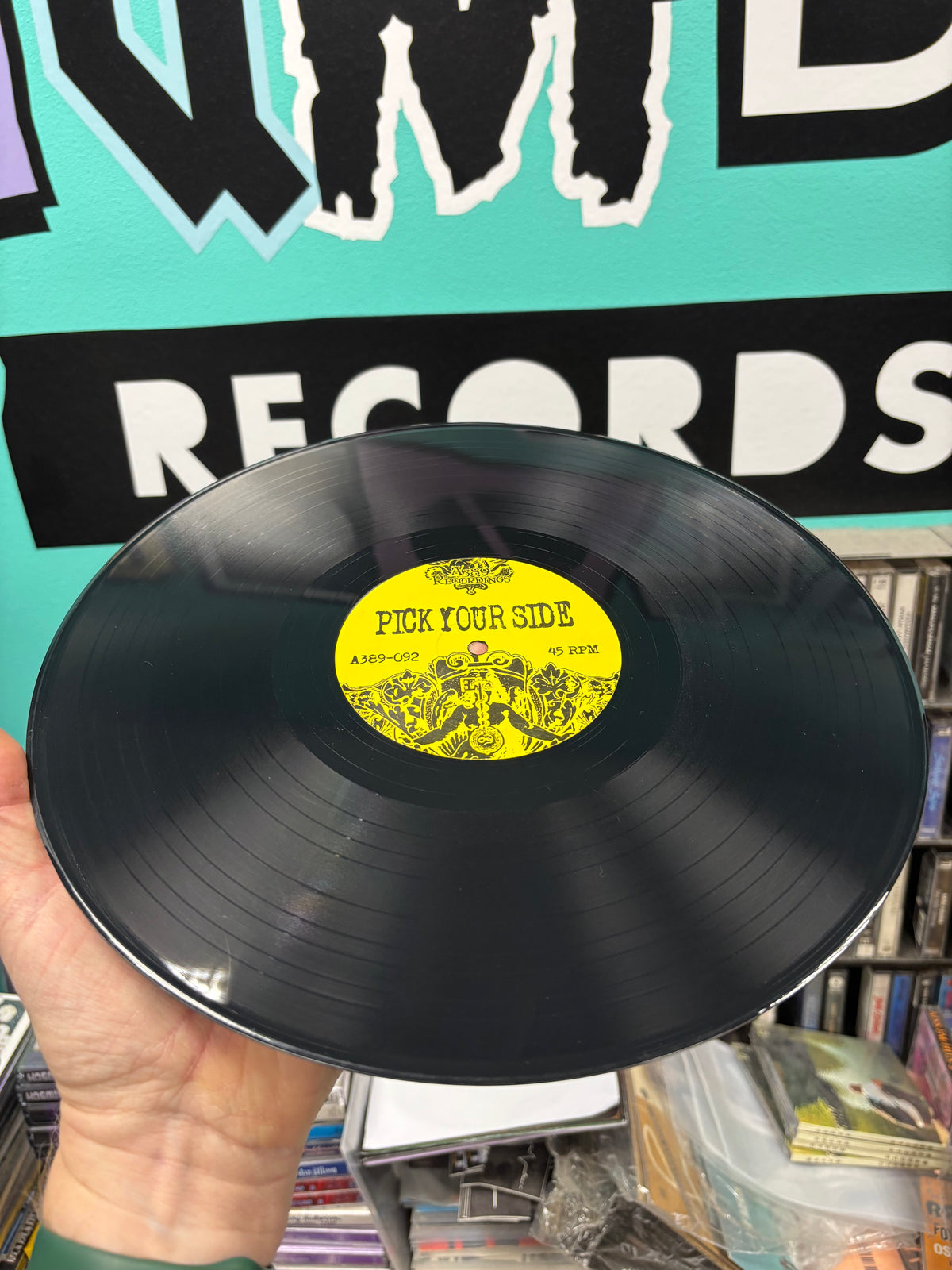 Pick Your Side: Let Me Show You How Democracy Works, LP, black vinyl, gatefold, printed inner sleeve, A389 Recordings, US 2012