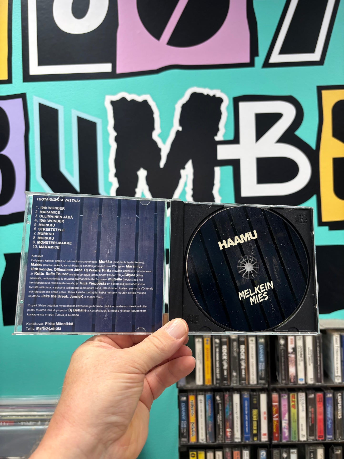 Haamu: Melkein Mies, CDr, Only pressing, Not On Label, Finland 2009
