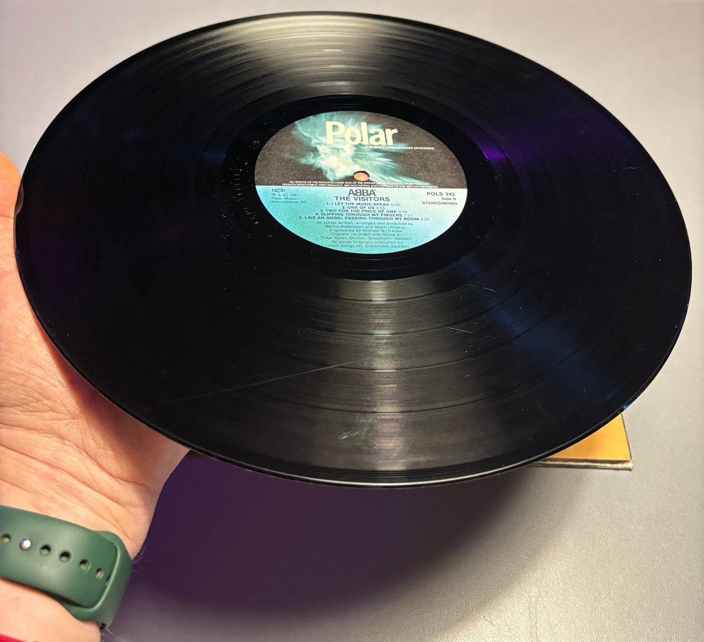 ABBA: The Visitors, LP, Polar, Sweden 1981