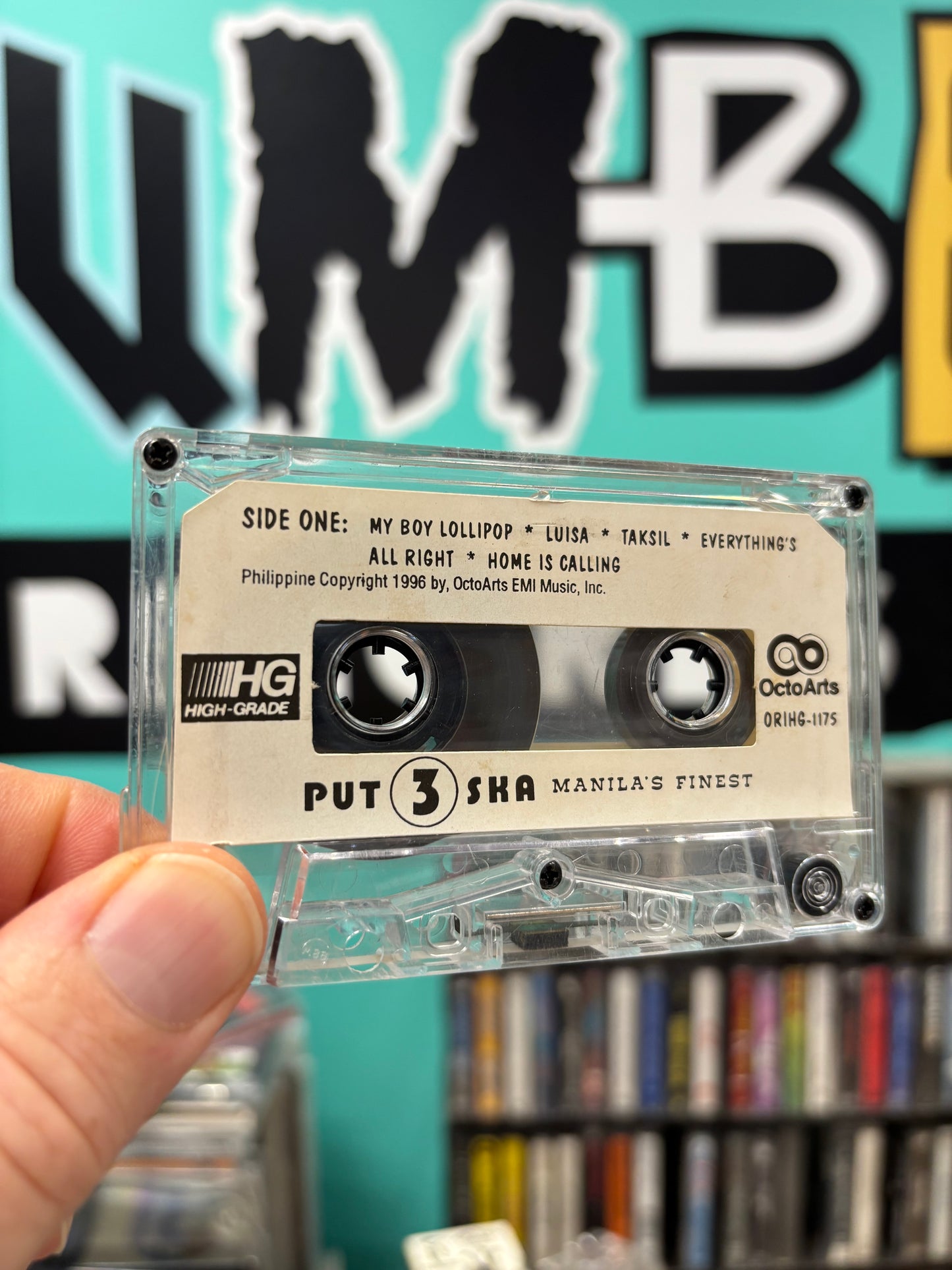 Put3ska: Manila’s Finest, C-cassette, 1st pressing, Only cassette pressing, OctoArts, EMI, Philippines 1996