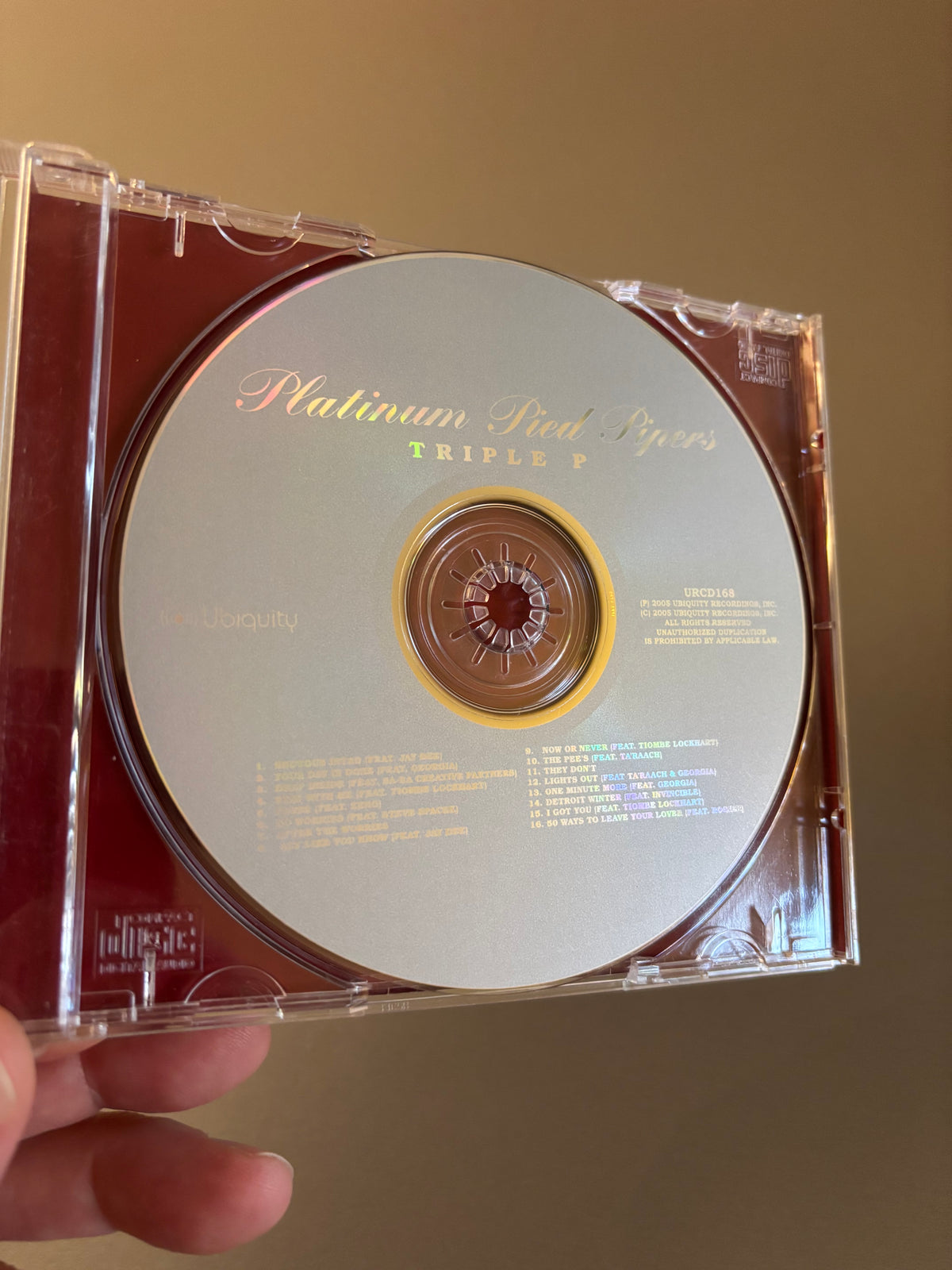 Platinum Pied Pipers: Triple P, CD, 1st pressing, Ubiquity, US 2005