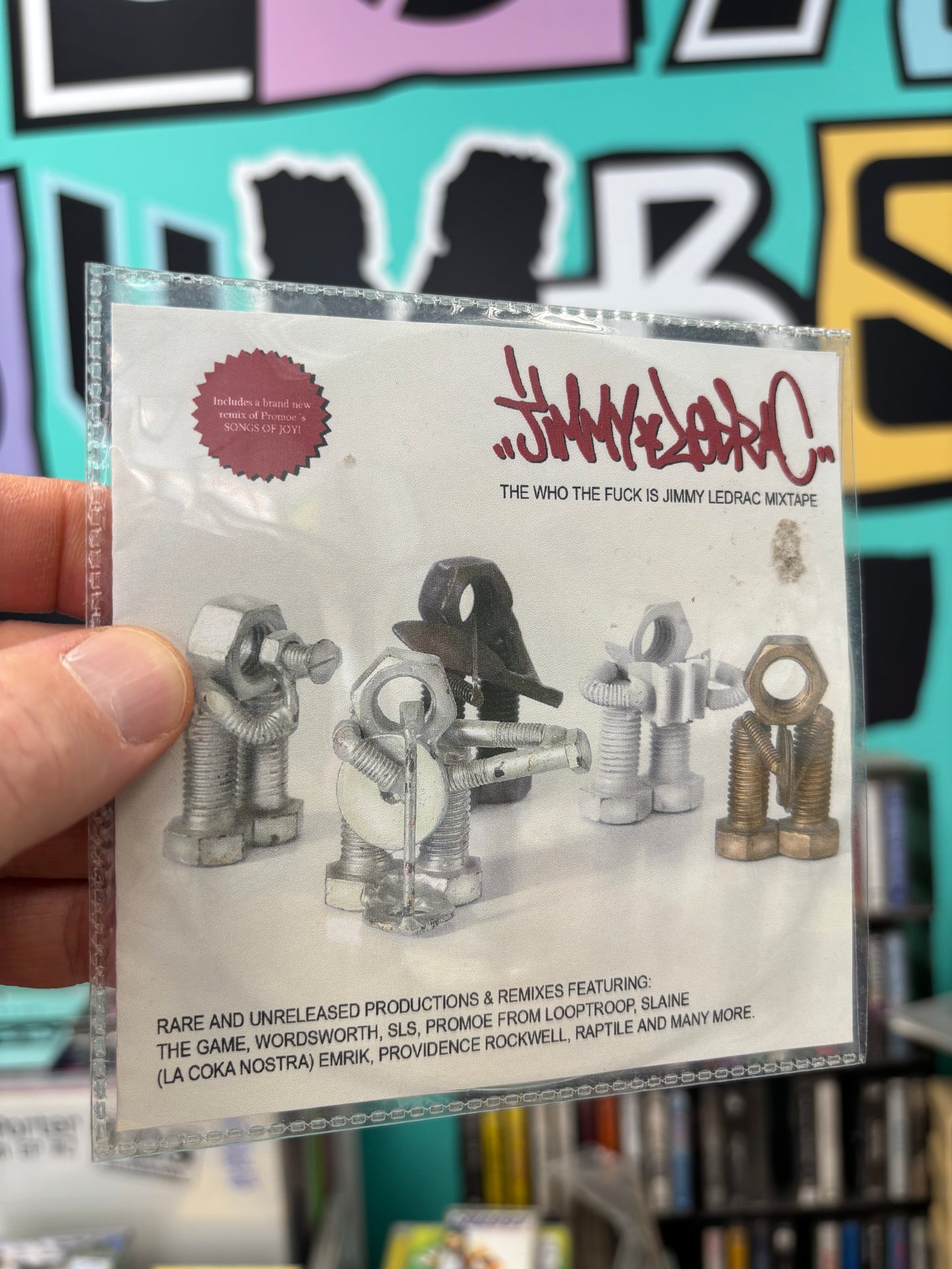 Jimmy Ledrac: The Who The Fuck Is Jimmy Ledrac Mixtape, CDr, Only pressing, Mixed, Ledrac Music, Sweden 2006