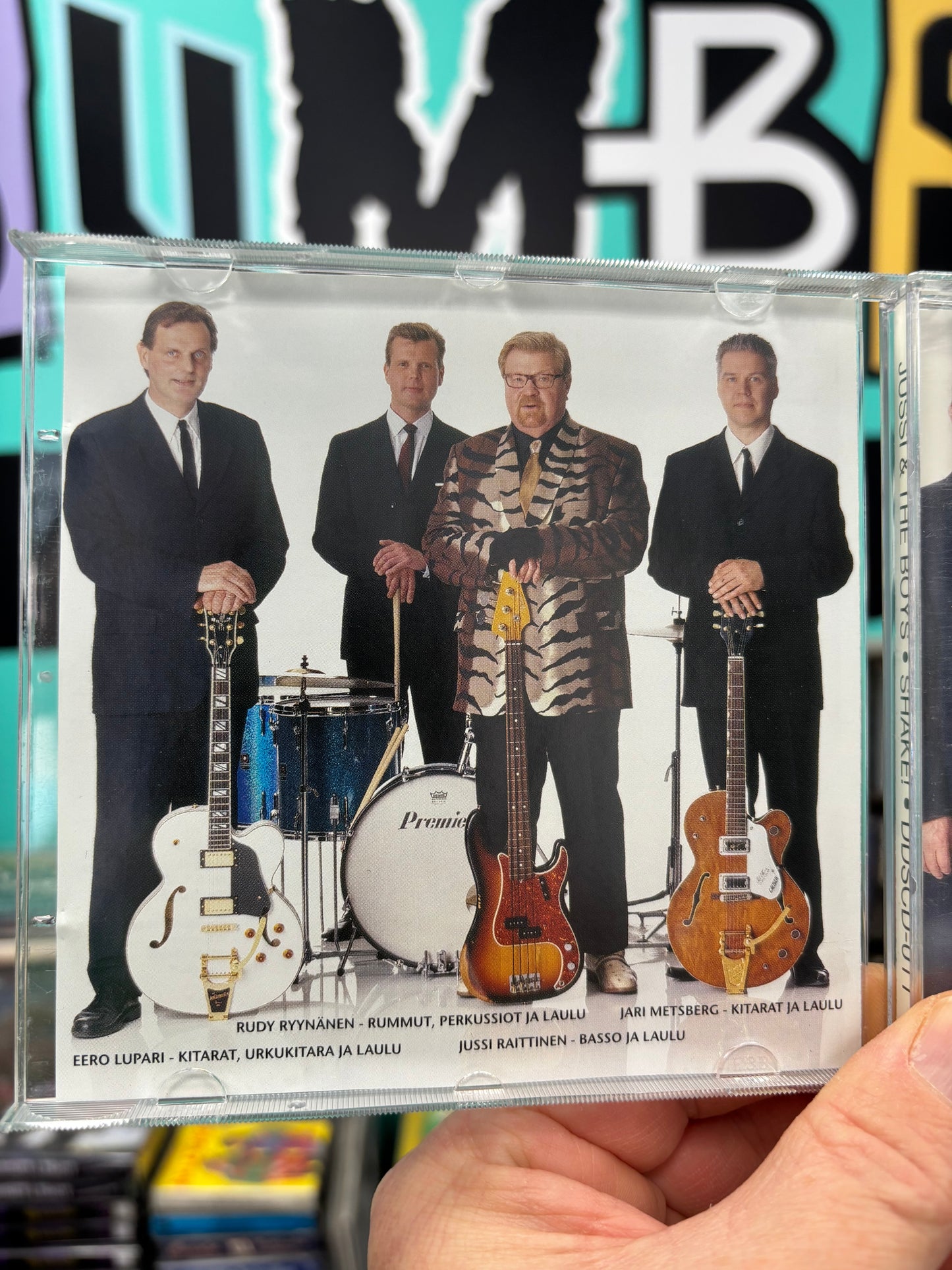 Jussi & The Boys: Shake!, CD, Only pressing, Ding Dong, Finland 2002