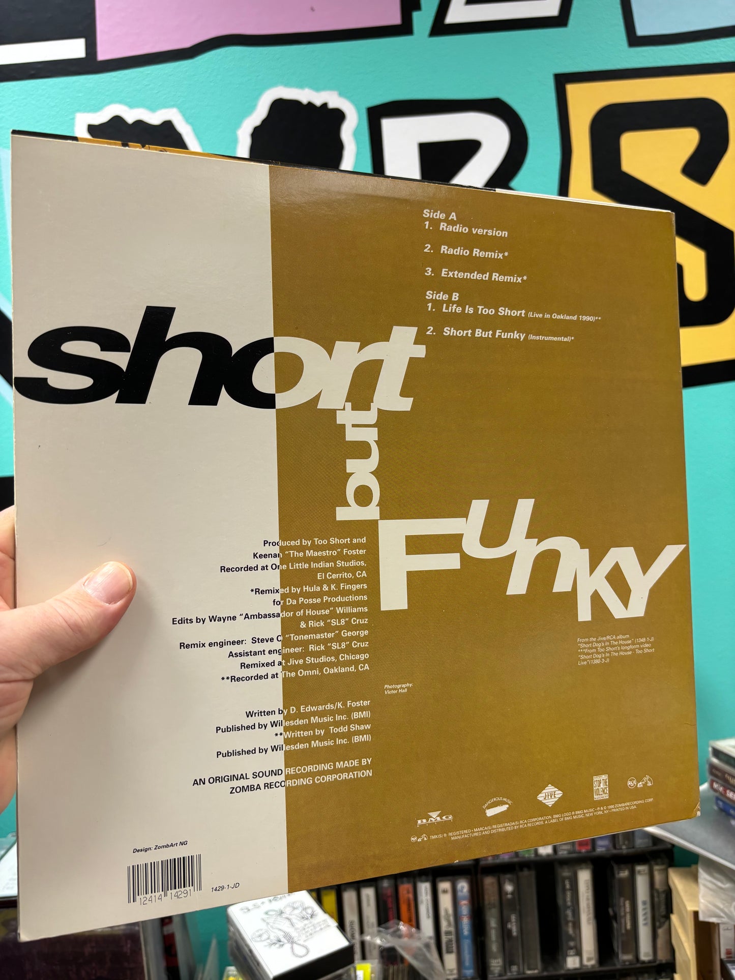 Too $hort: Short But Funky, 12inch, Jive, US 1991