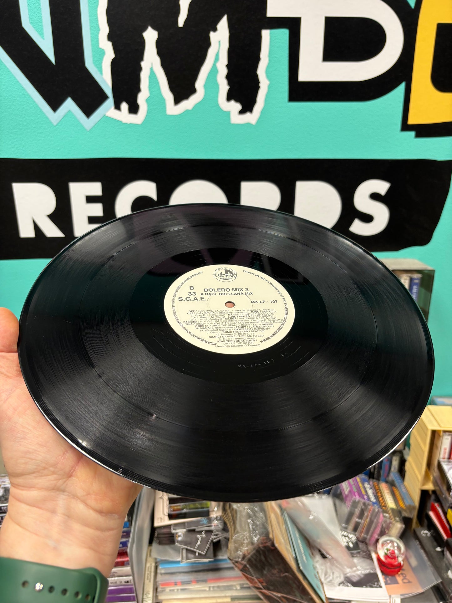 Bolero Mix 3, LP, 1st pressing, gatefold, Compilation, Partially Mixed, Blanco Y Negro, Spain 1988