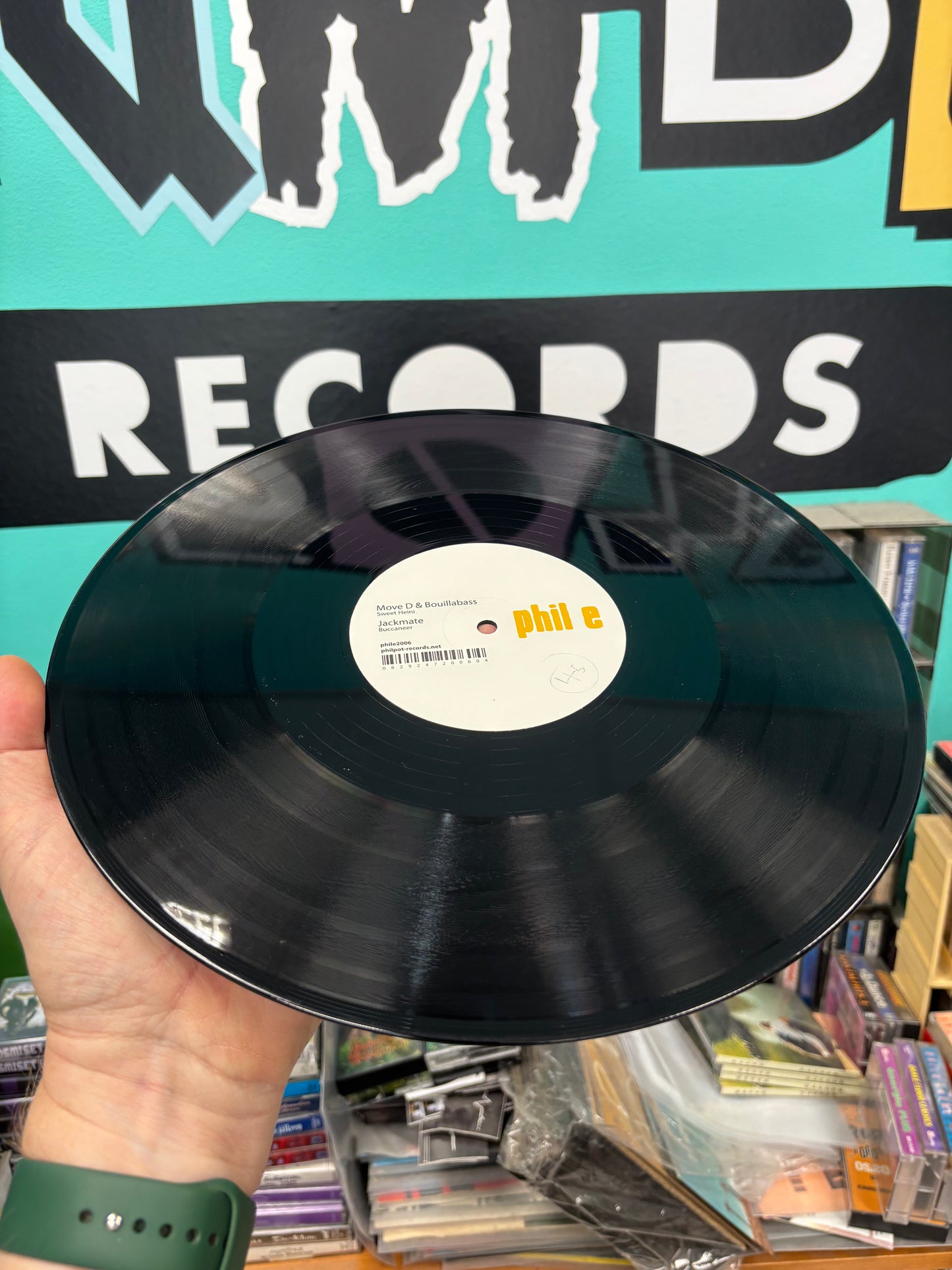 Move D & Bouillabass: Sweet Heini/Jackmate: Buccaneer, 12inch, Only vinyl pressing, Phil e, Germany 2007