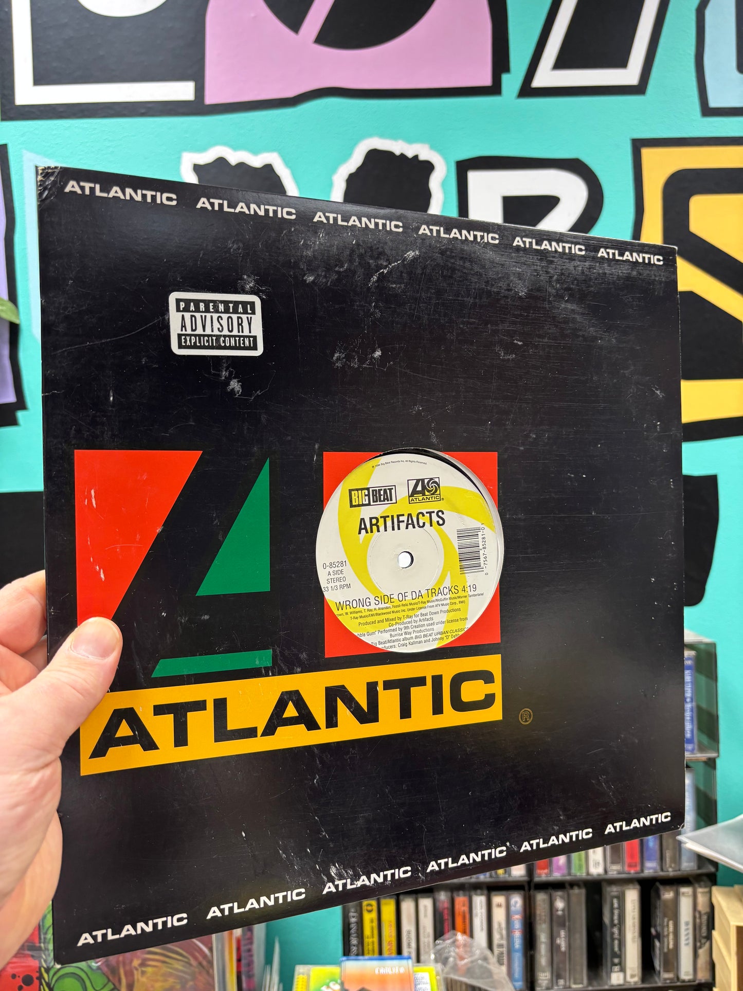 Artifacts: Wrong Side Of Da Tracks/C’mon Wit Da Git Down, 12inch, reissue, Big Beat, Atlantic, US 2002