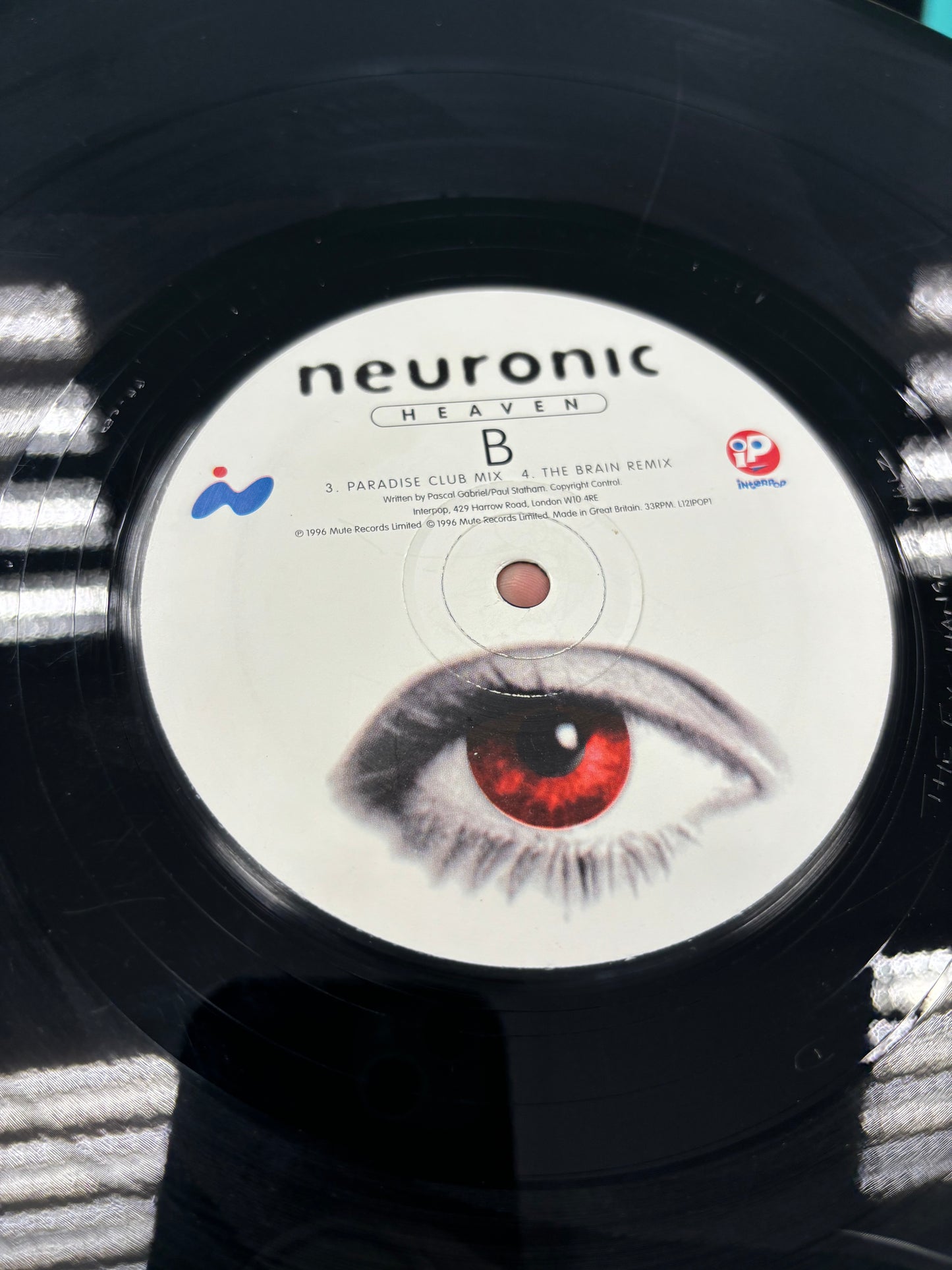 Neuronic: Heaven, 12inch, reissue, Interpop, UK 1996