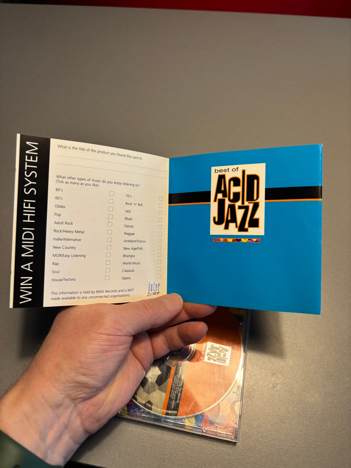 Best Of Acid Jazz, 2CD, 1st pressing, Global Television, UK 1996