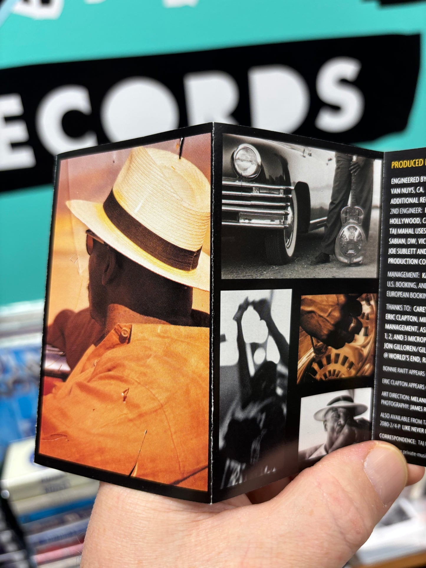 Taj Mahal: Phantom Blues, cassette, Private Music, BMG, Europe 1996