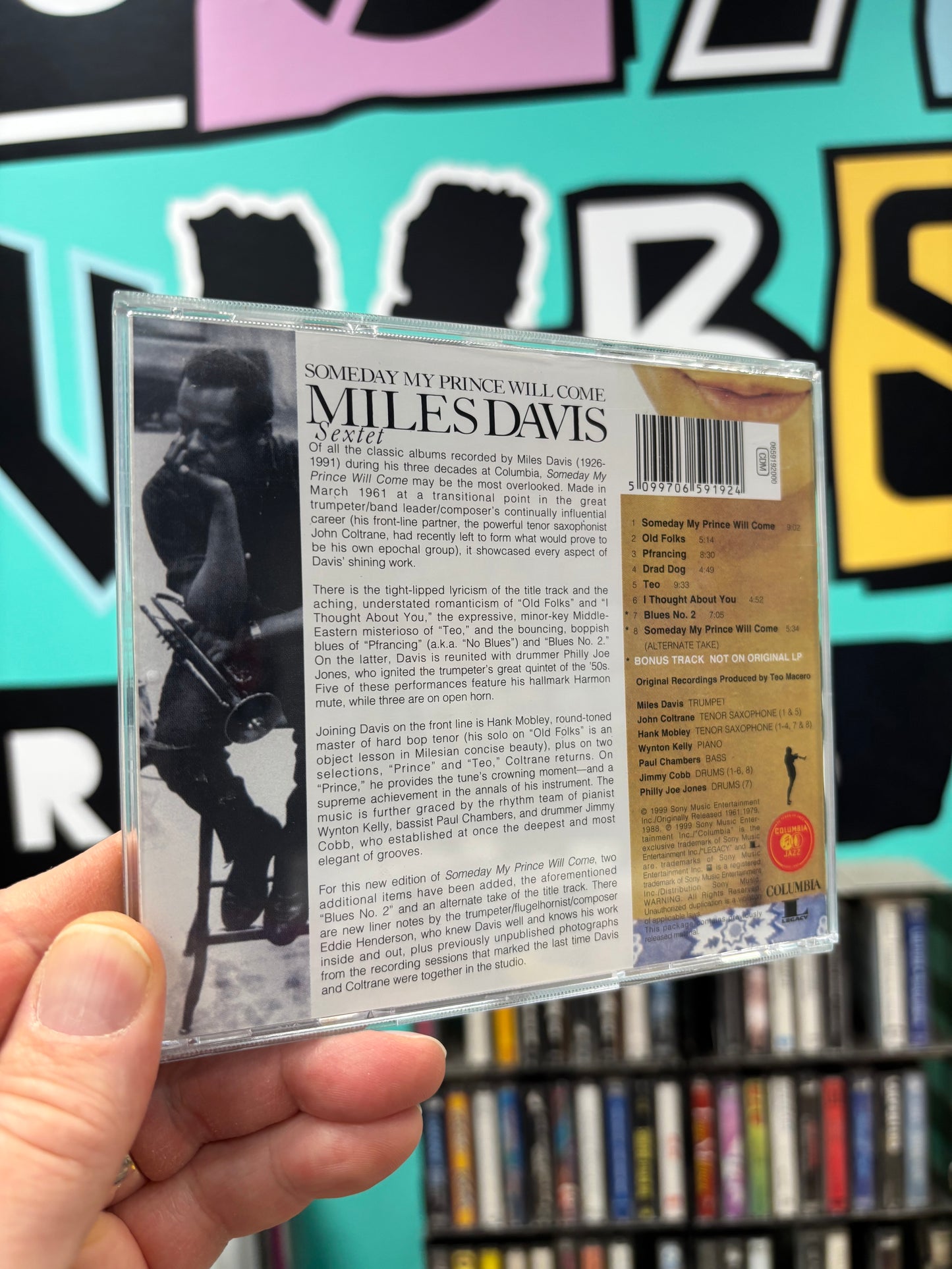 Miles Davis Sextet: Someday My Prince Will Come, CD, reissue, remastered, Columbia, Legacy, Europe 1999