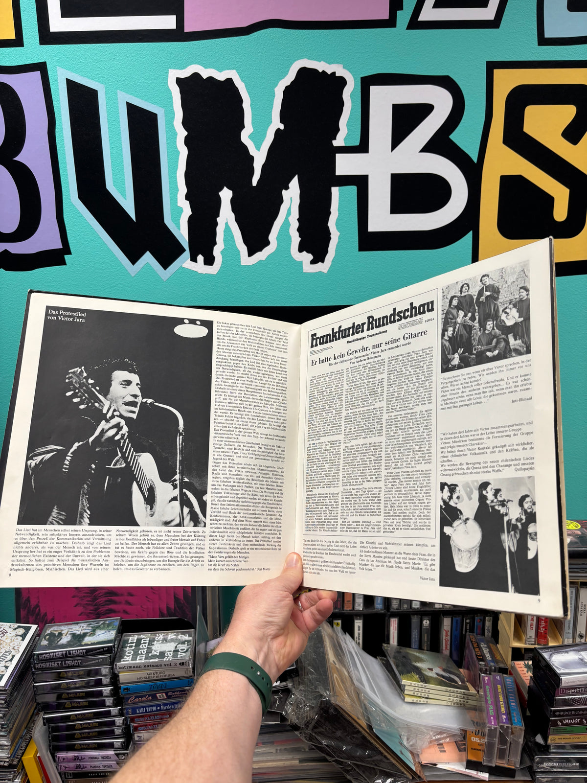 Victor Jara: La Poblacion, LP, gatefold, pläne, Germany 1974
