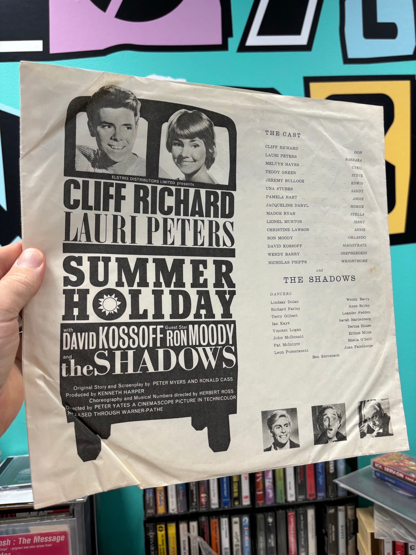 Cliff Richard and The Shadows: Summer Holiday, LP, Mono, Columbia, UK 1963