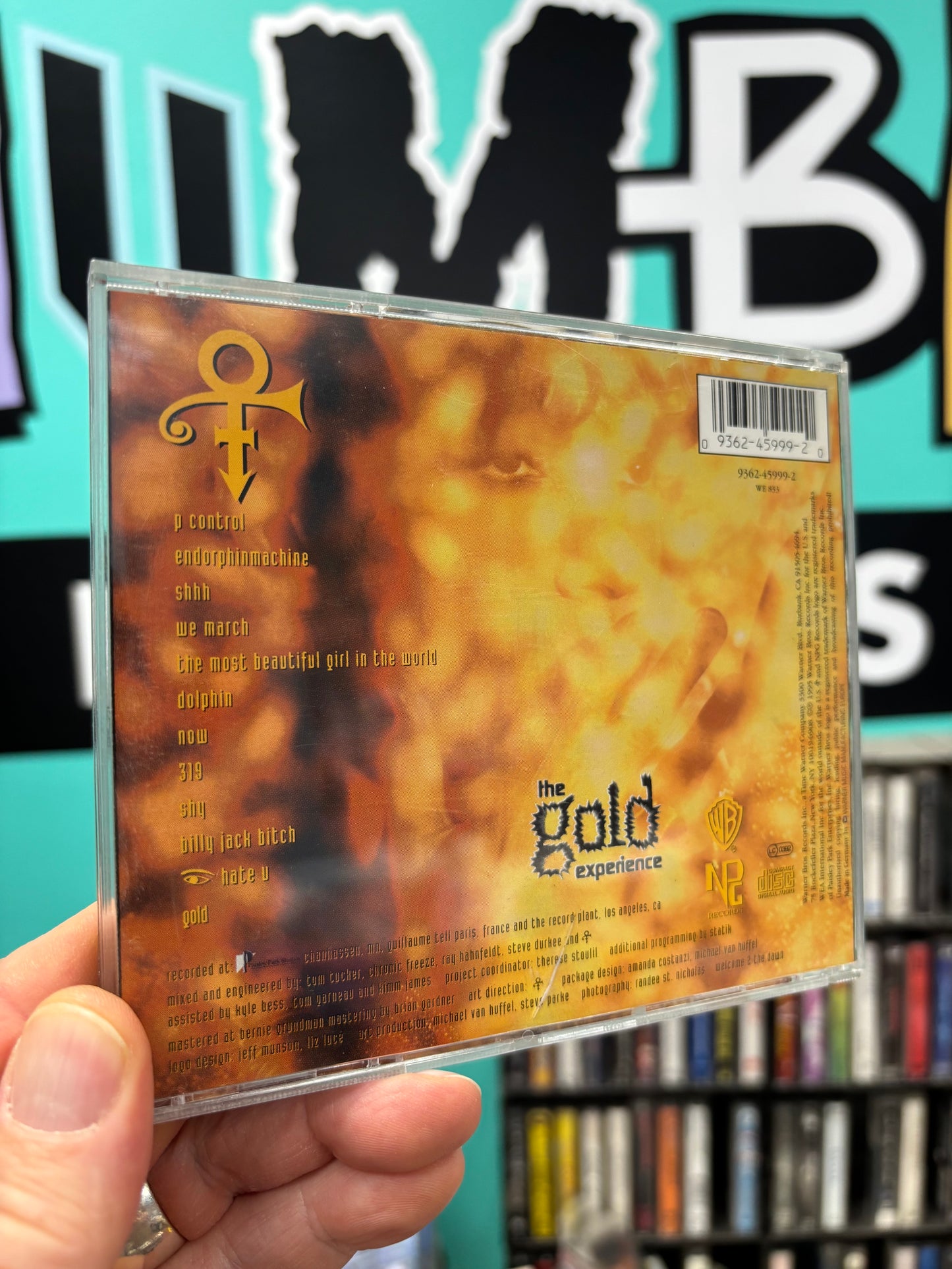 Symbol, The Artist (Formerly Known as Prince): The Gold Experience, CD, Warner Bros. Records, NPG Records, Europe 1995