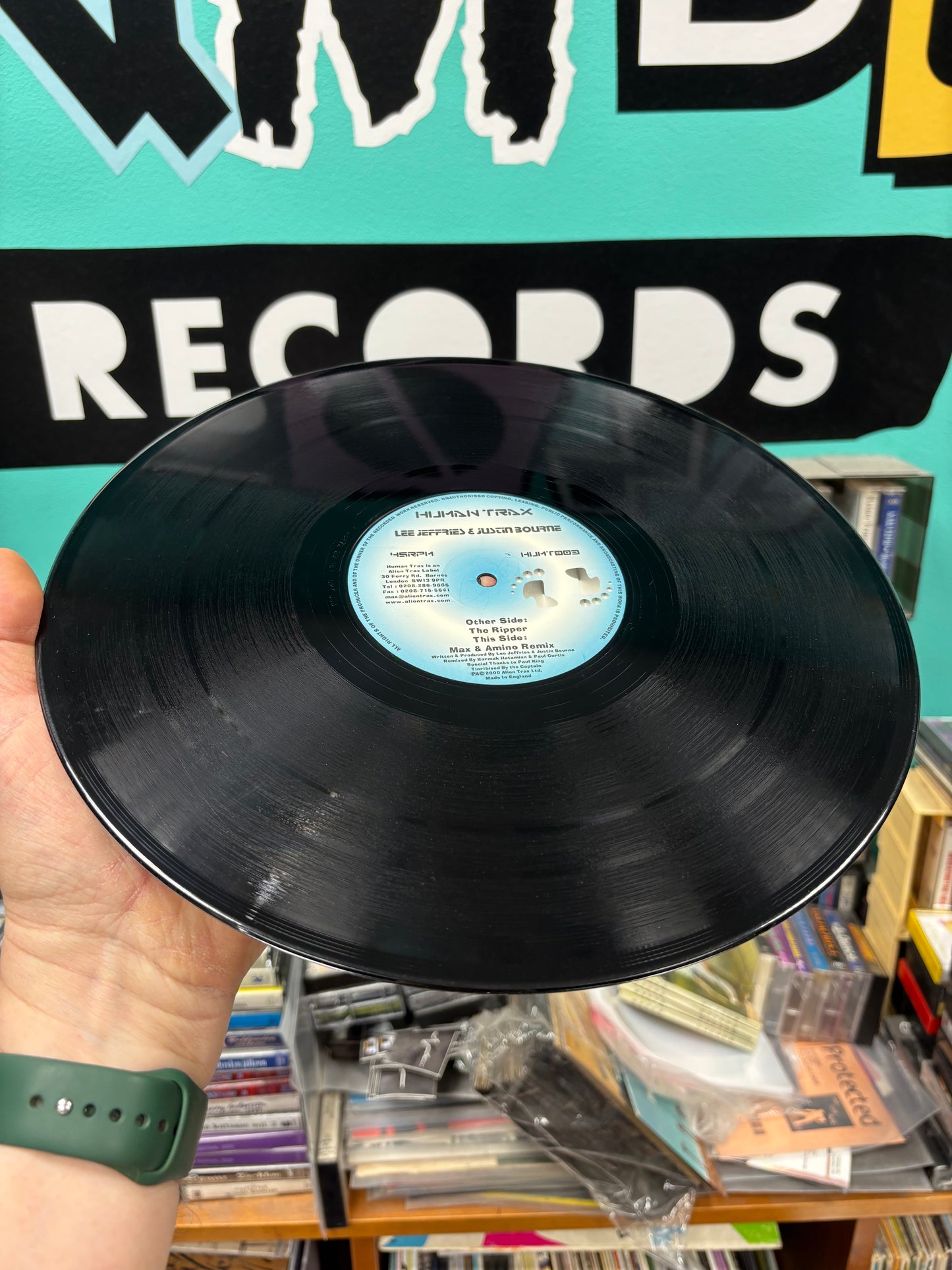 Lee Jeffries & Justin Bourne: The Ripper, 12inch, Only official pressing, Human Trax, UK 2000