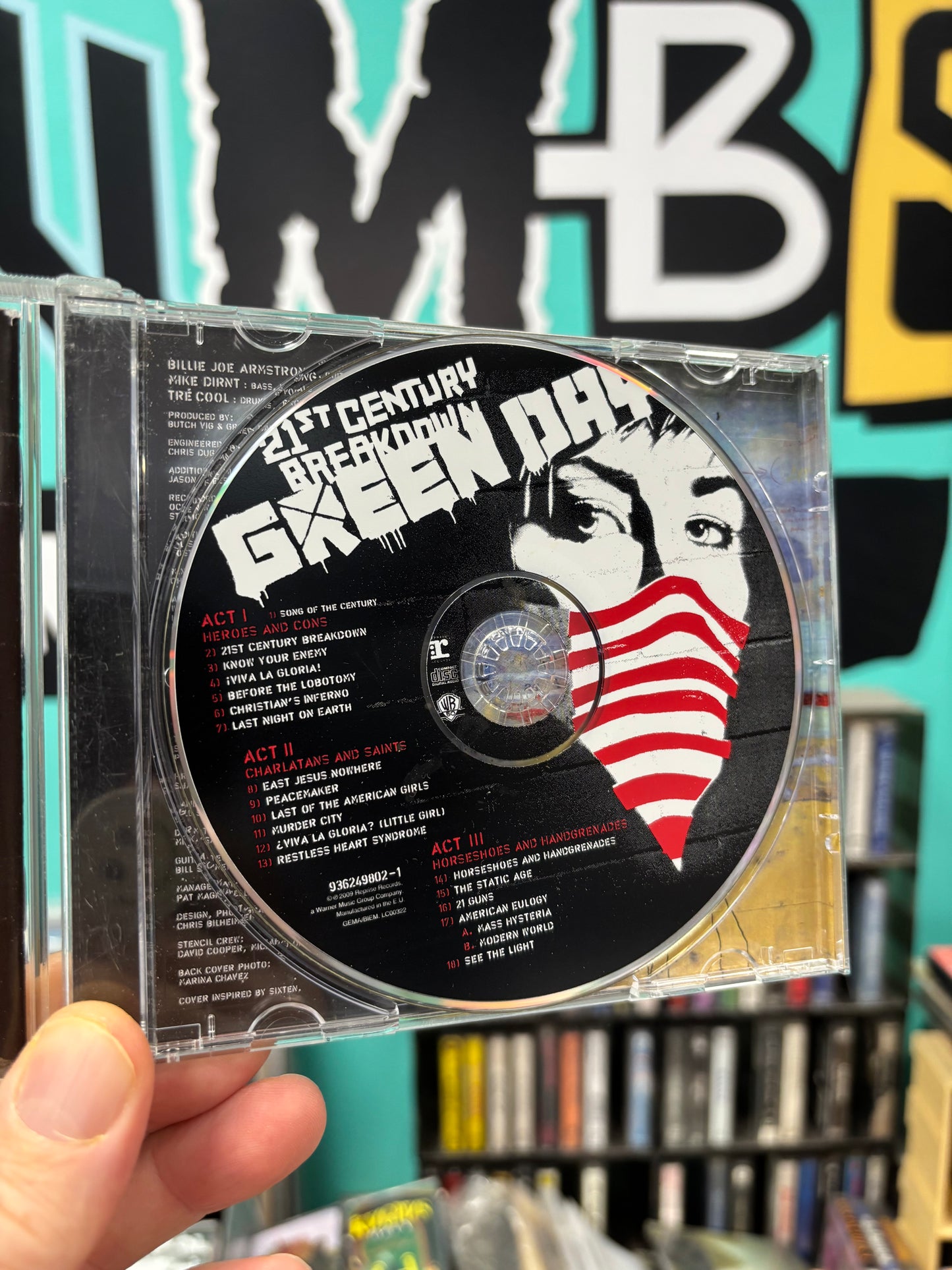 Green Day: 21st Century Breakdown, CD, Reprise Records, Warner Bros. Records, Europe 2009