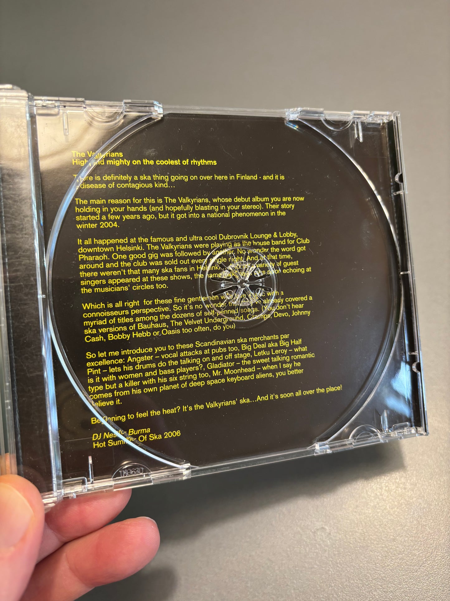 The Valkyrians: High and Mighty, CD, 1st pressing, Fat Belt Records, Finland 2006