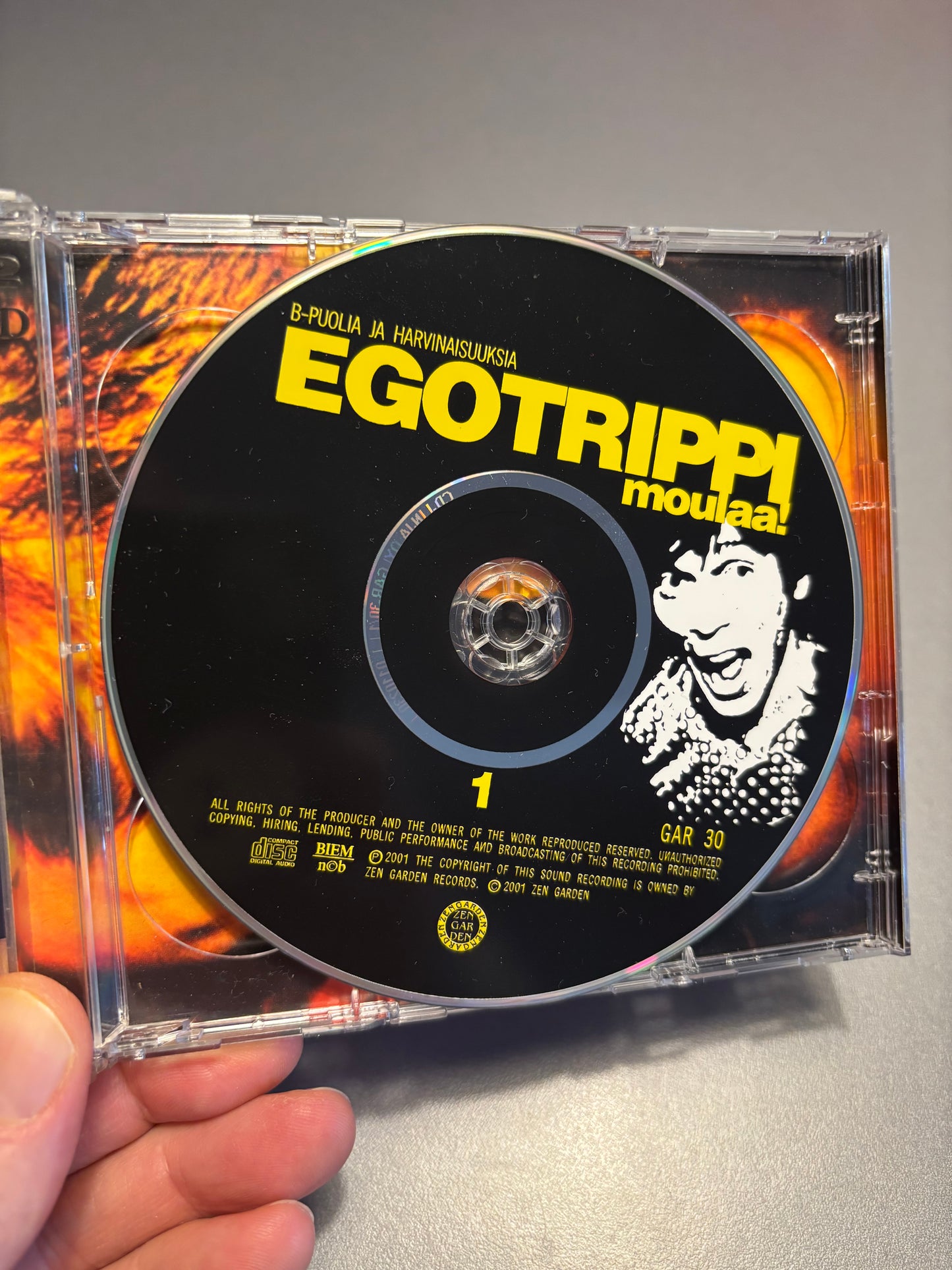 Egotrippi - moulaa! - B-puolia ja harvinaisuuksia, 2CD, Only pressing, Zen Garden Records, Finland 2001