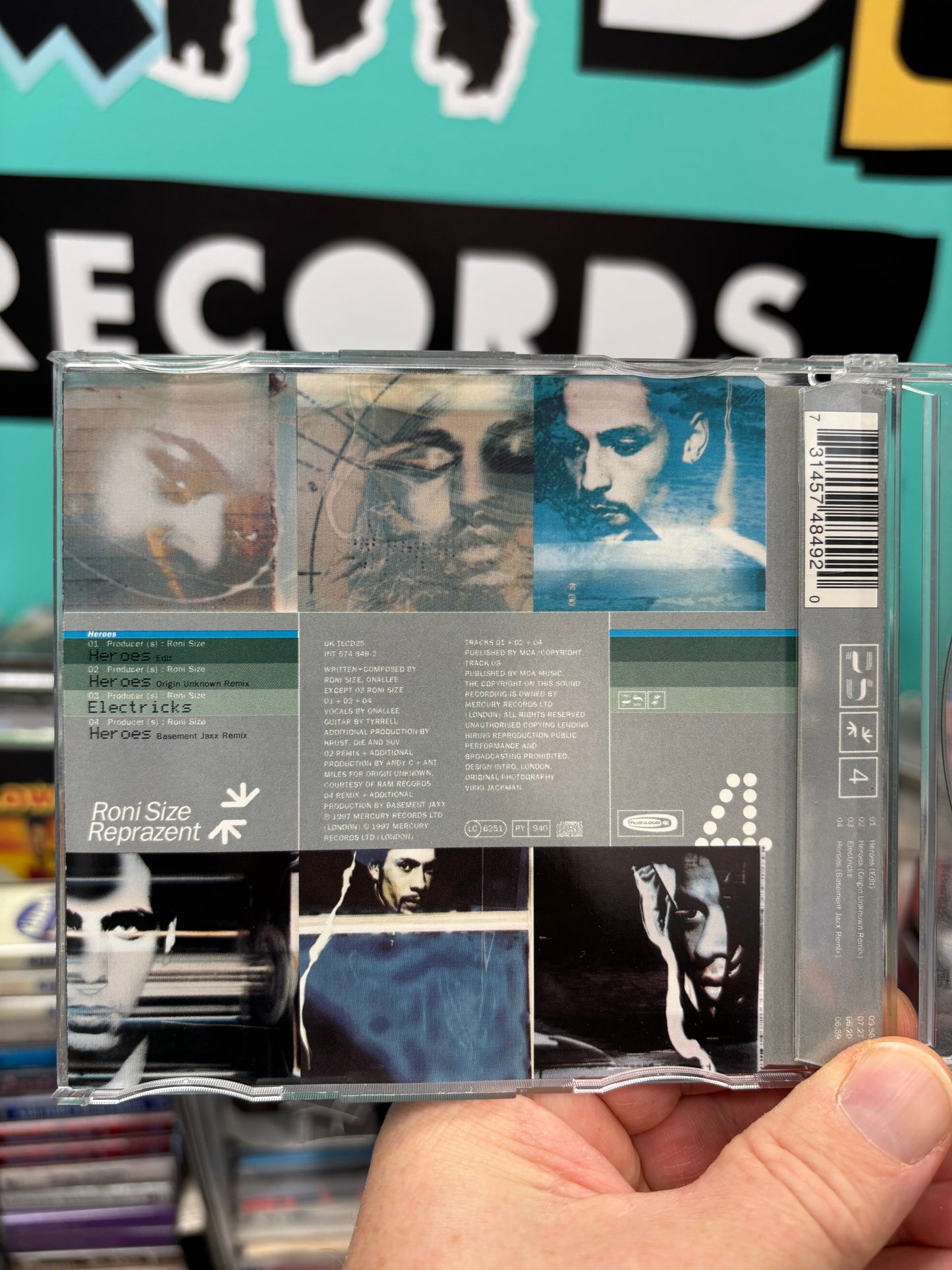 Roni Size/Reprazent: Heroes, CD-maxi single, Talkin’ Loud, Europe 1997