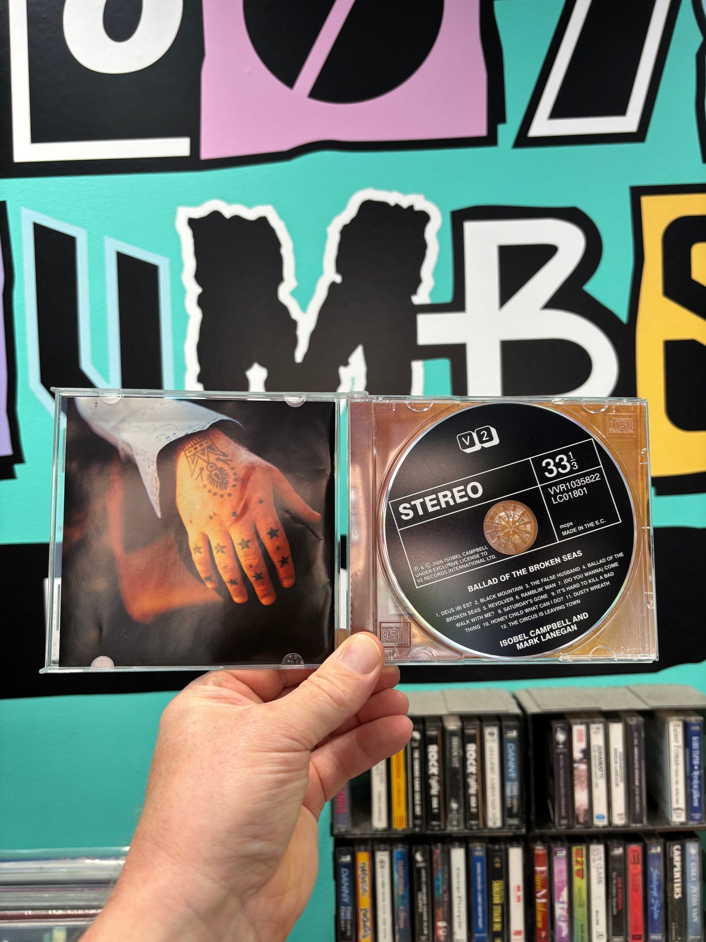 Isobel Campbell & Mark Lanegan: Ballad Of The Broken Seas, CD, reissue, V2, Scottish Arts Council, Europe year?