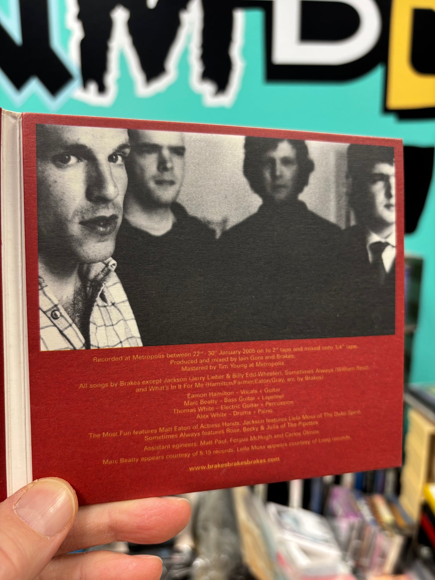 Brakes: Give Blood, CD, 1st pressing, Gatefold Cardboard Sleeve, Rough Trade, UK 2005