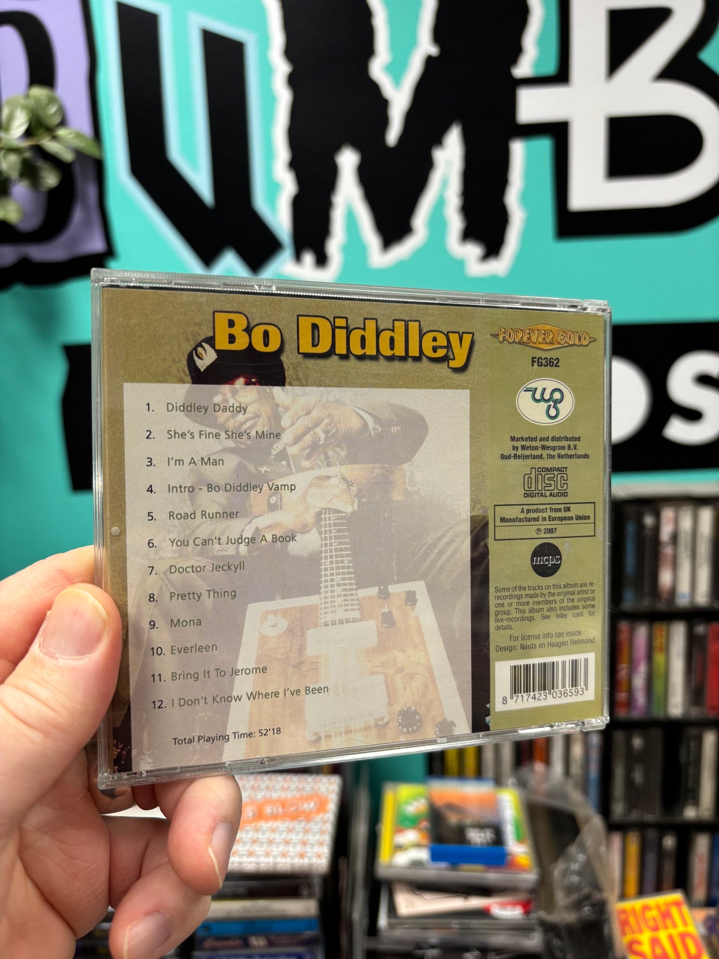 Bo Diddley: Bo Diddley, CD, Only pressing, Compilation, Forever Gold, UK 2007