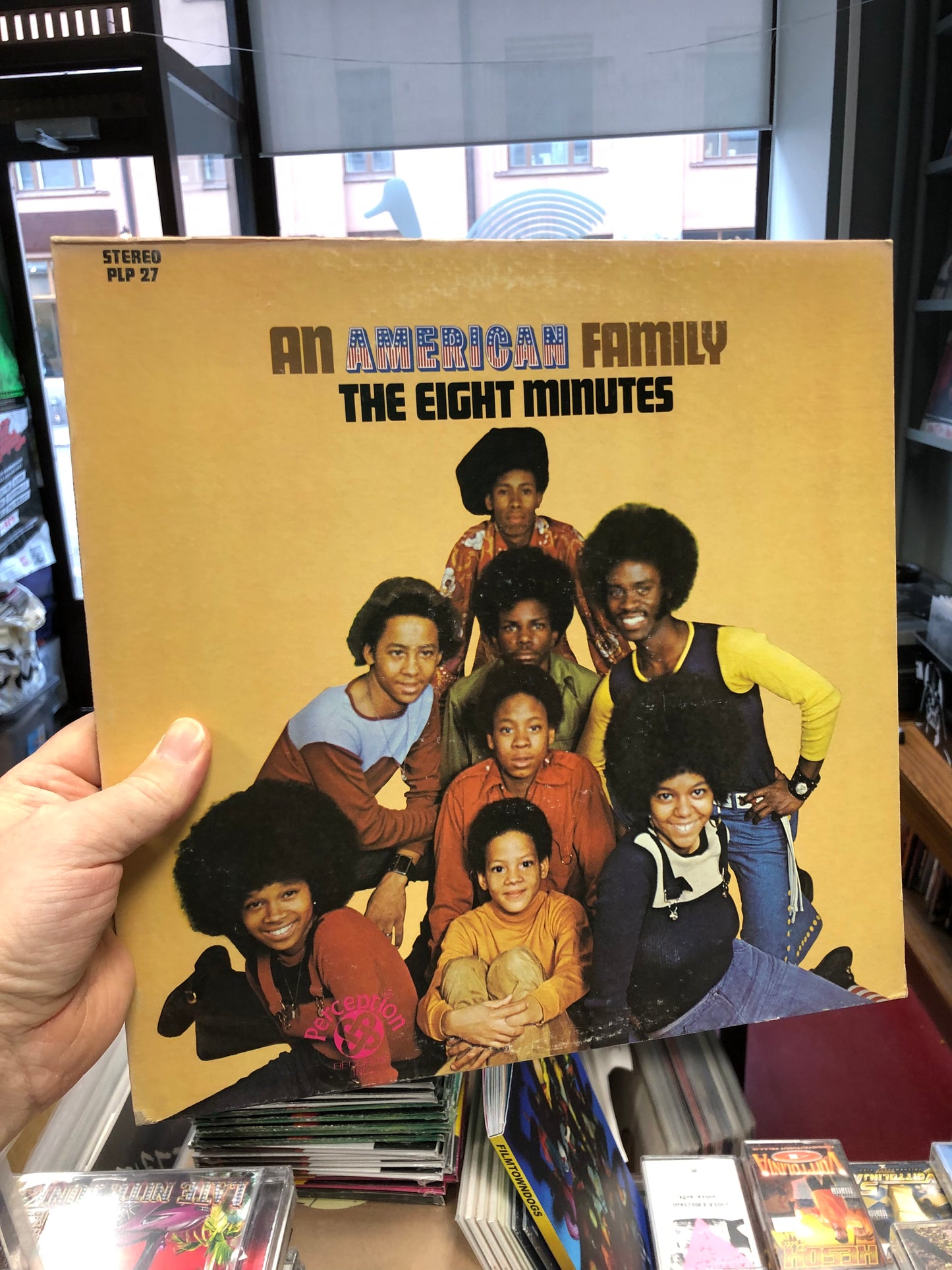 The Eight Minutes: An American Family, 1st pressing, US 1972, Perception Records.