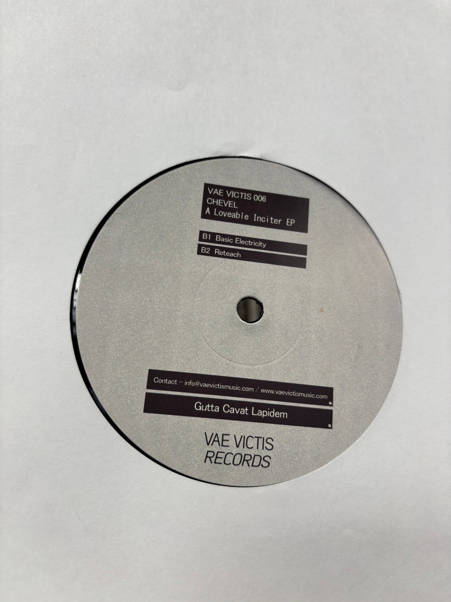 Chevel: A Loveable Inciter EP, 12inch, Only official pressing, Vae Victis Records, Italy 2013