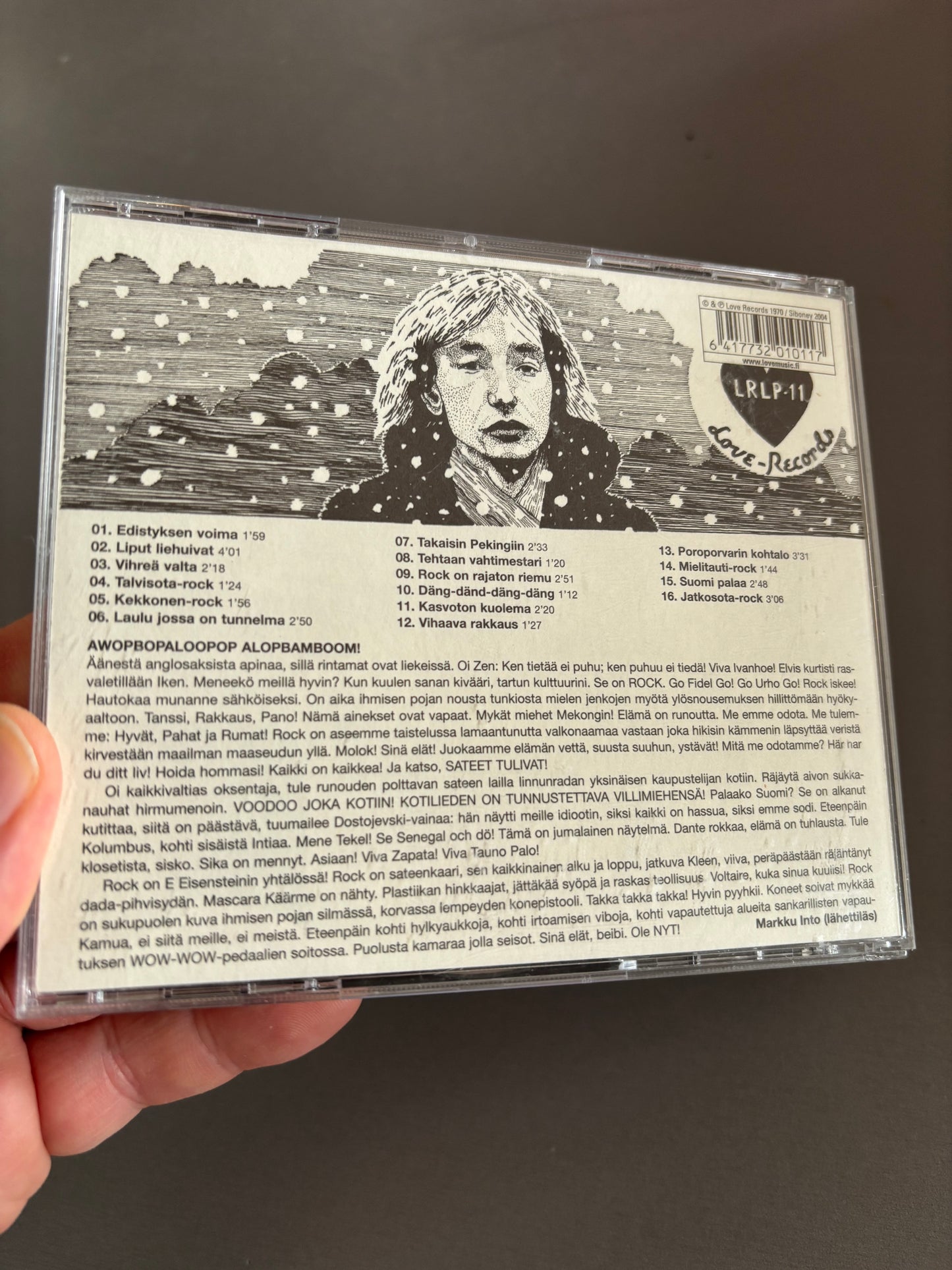 Suomen Talvisota 1939-1940: Underground-Rock, CD, reissue, remastered, Love Records, Siboney, Finland 2004?
