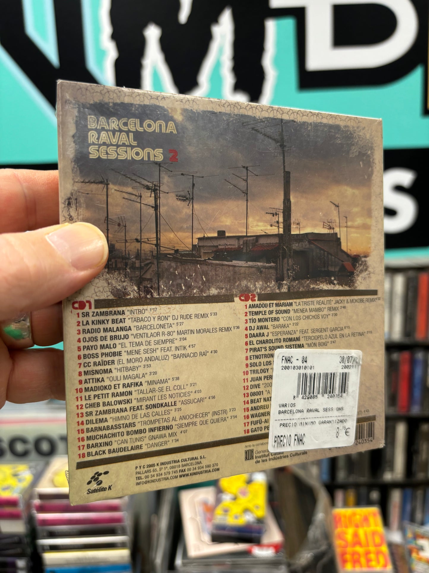 Barcelona Raval Sessions 2, 2CD, Only pressing, Satélite K, K Industria, Spain 2005