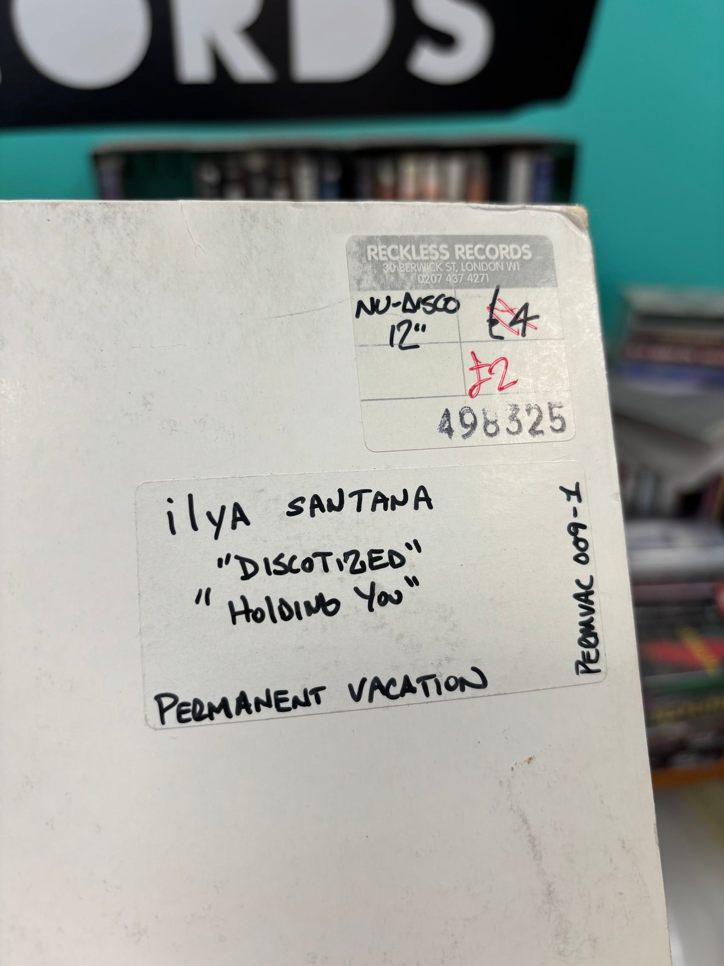 Ilya Santana: Discotized, 12inch, Only pressing, Permanent Vacation, Germany 2007