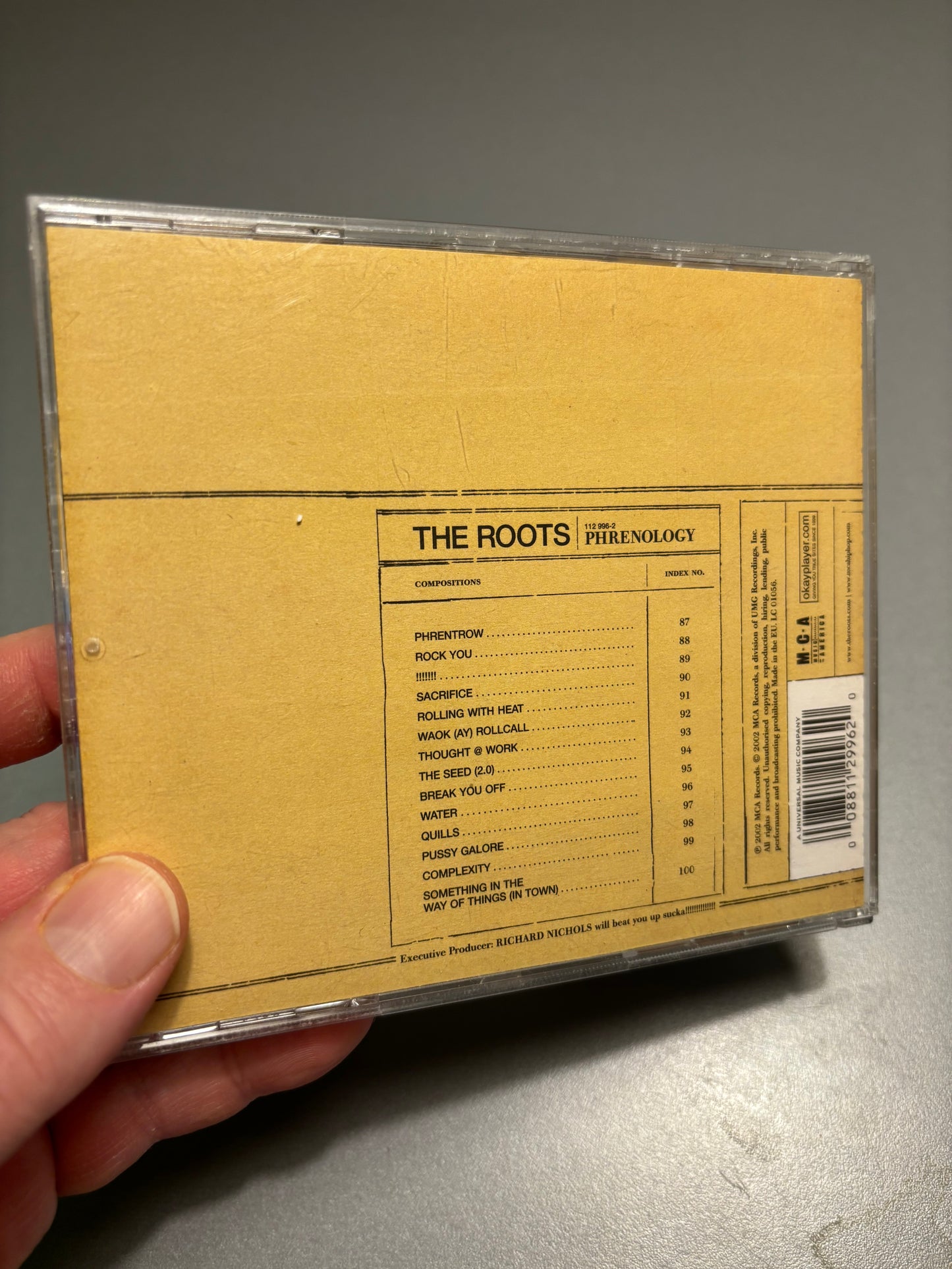 The Roots: Phrenology, CD, repress, MCA Records, Europe year?