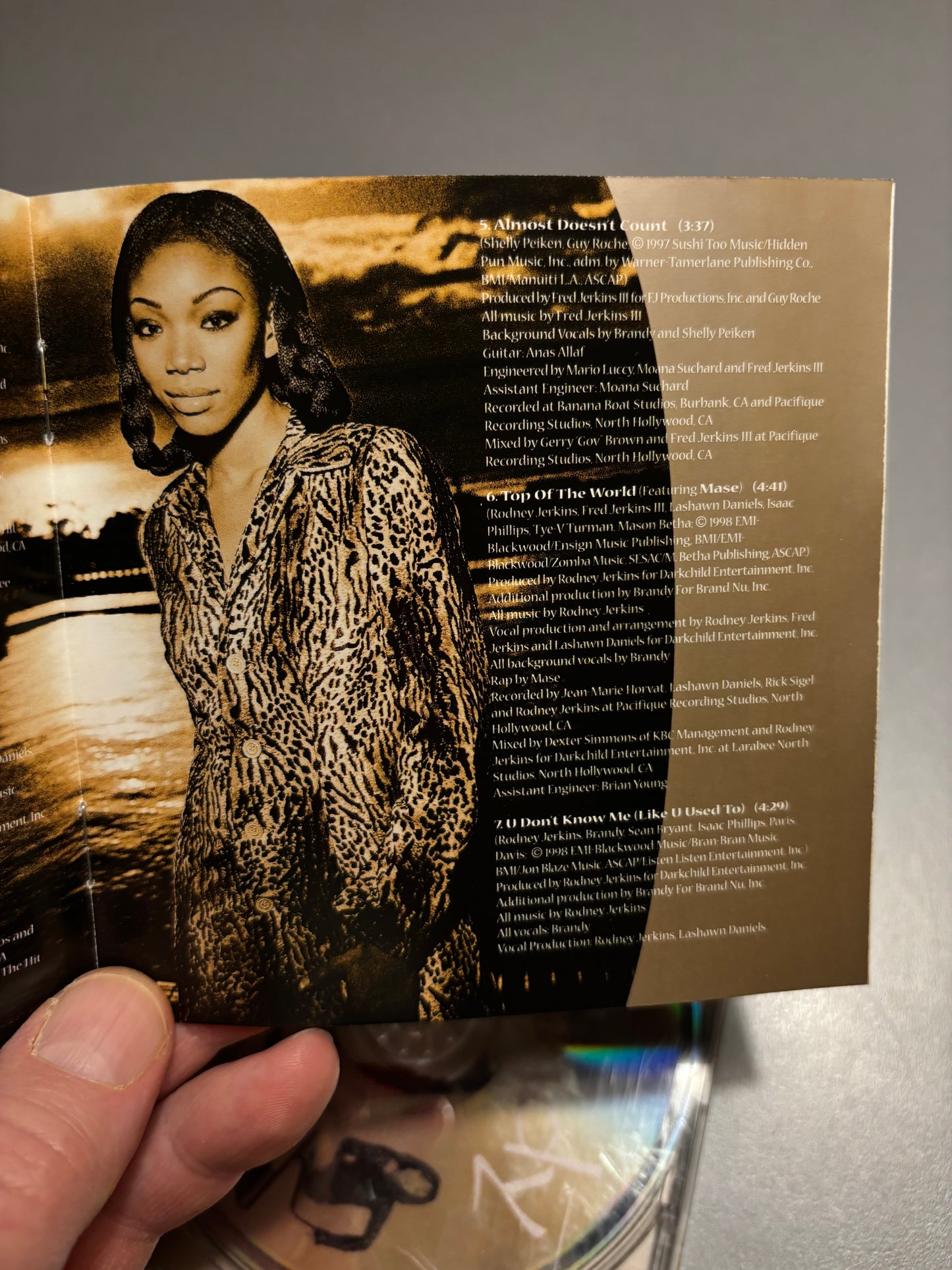 Brandy: Never Say Never, CD, repress, Atlantic, Europe 1998?